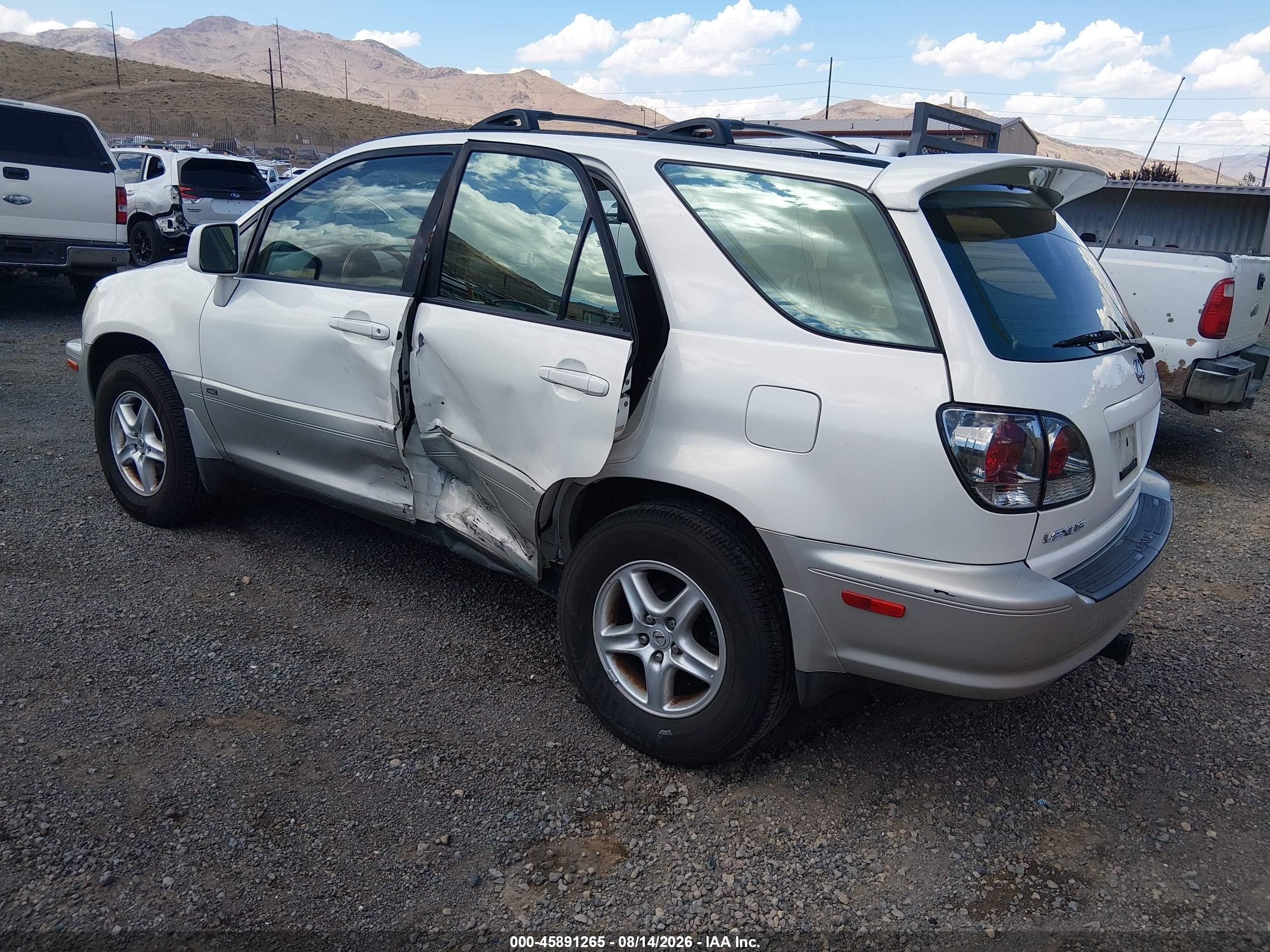 2002 Lexus Rx 300 Серебряный vin: JTJHF10U520260596