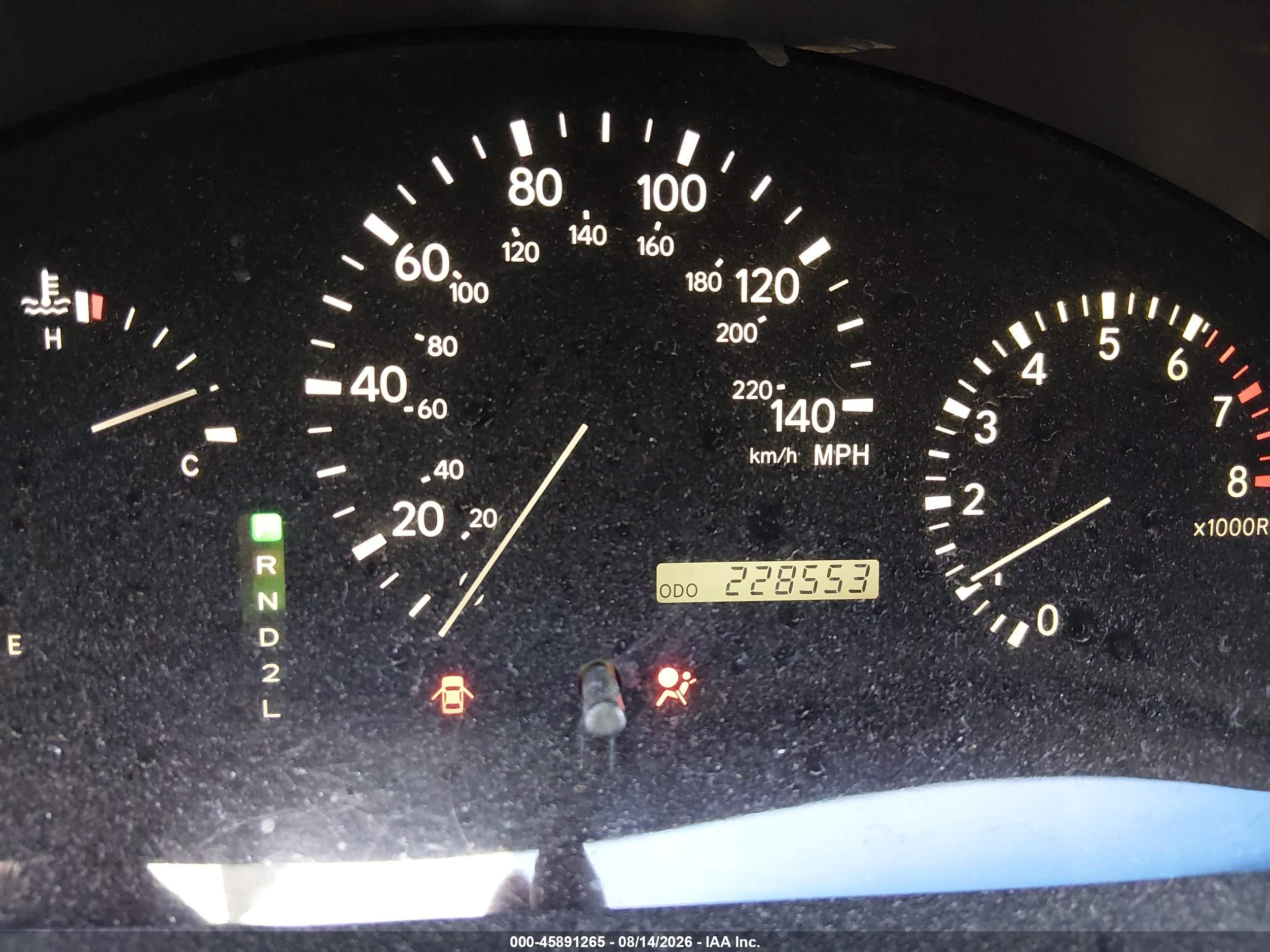 2002 Lexus Rx 300 Серебряный vin: JTJHF10U520260596