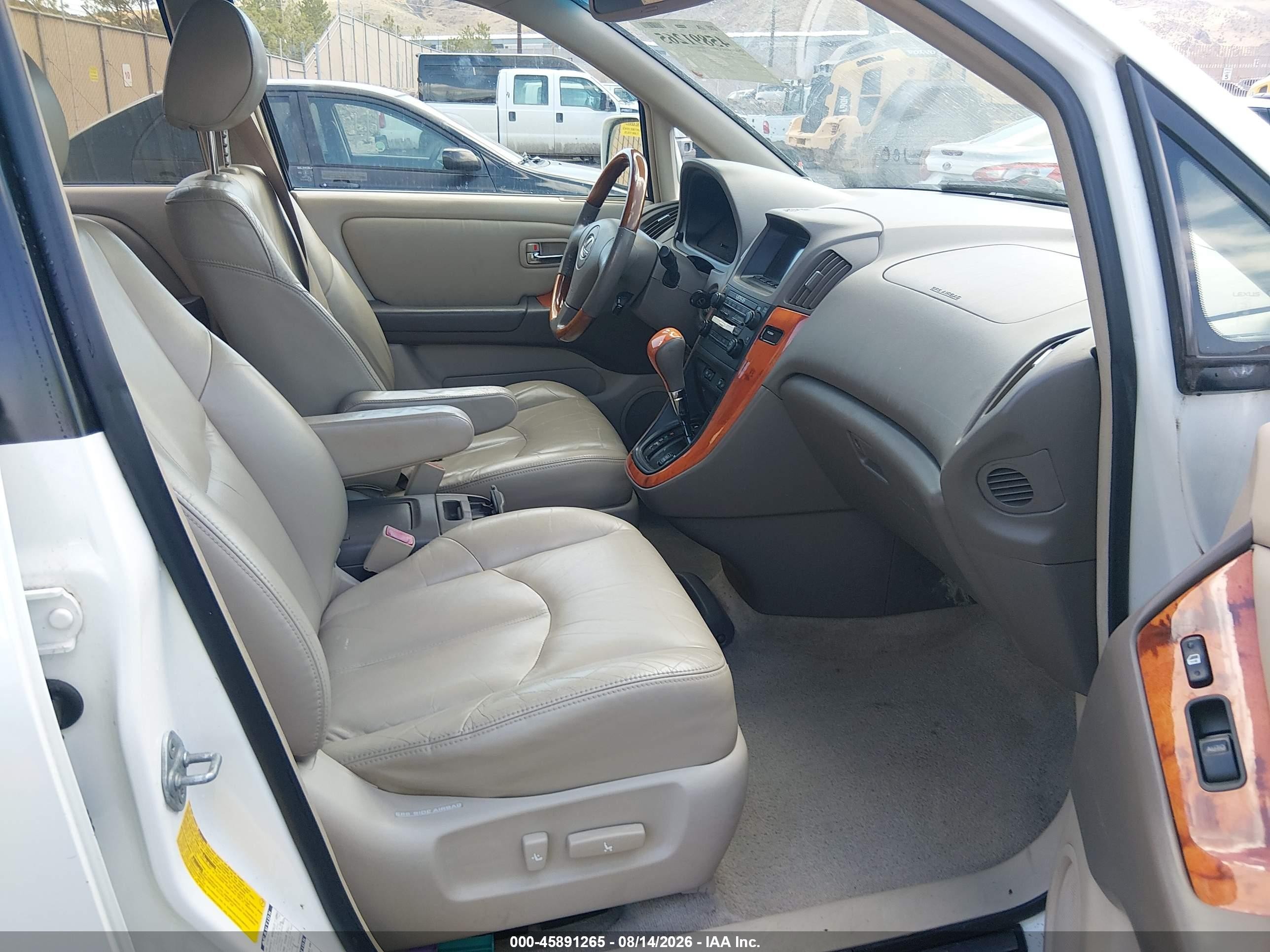 2002 Lexus Rx 300 Серебряный vin: JTJHF10U520260596