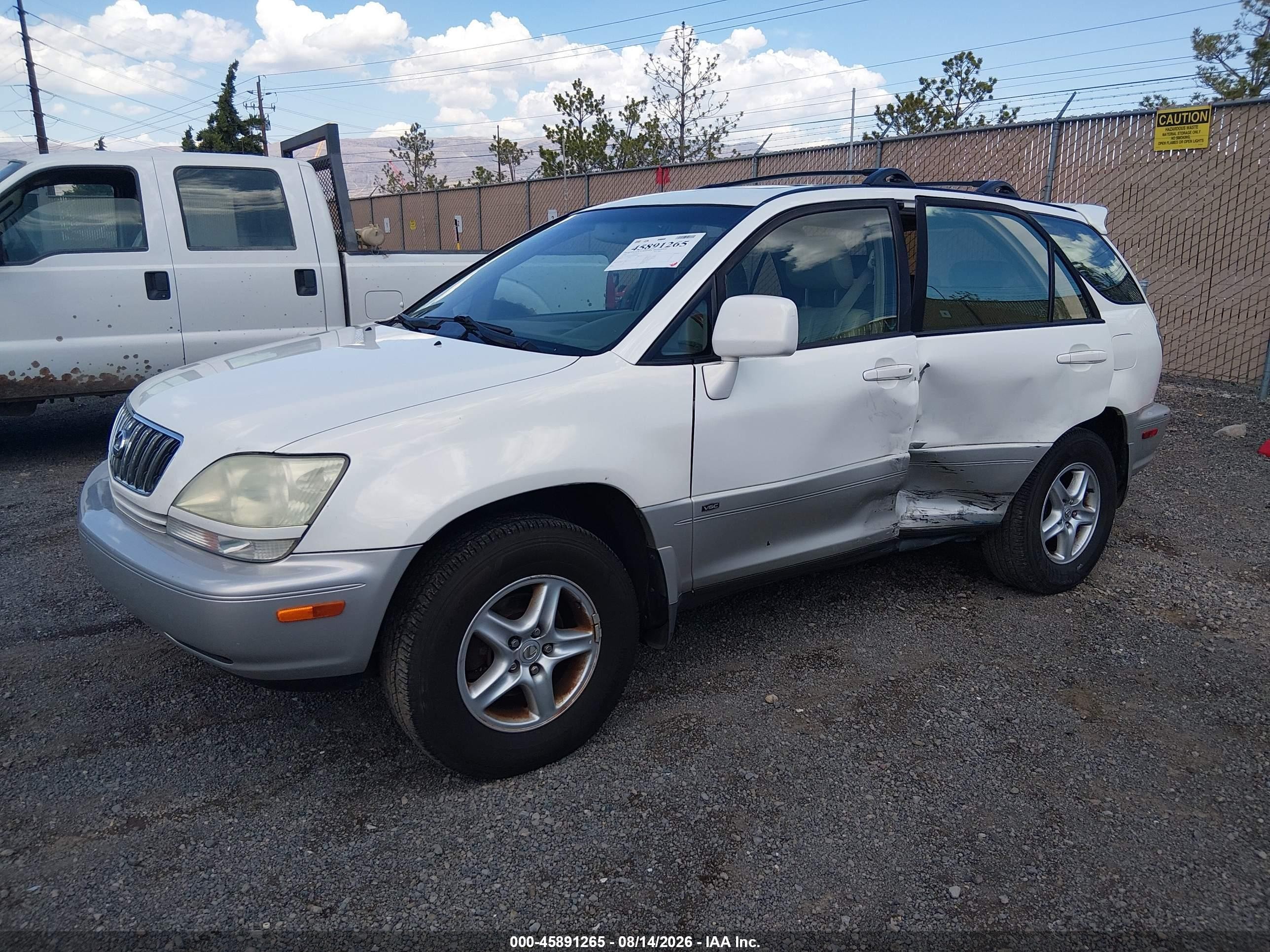 2002 Lexus Rx 300 Серебряный vin: JTJHF10U520260596