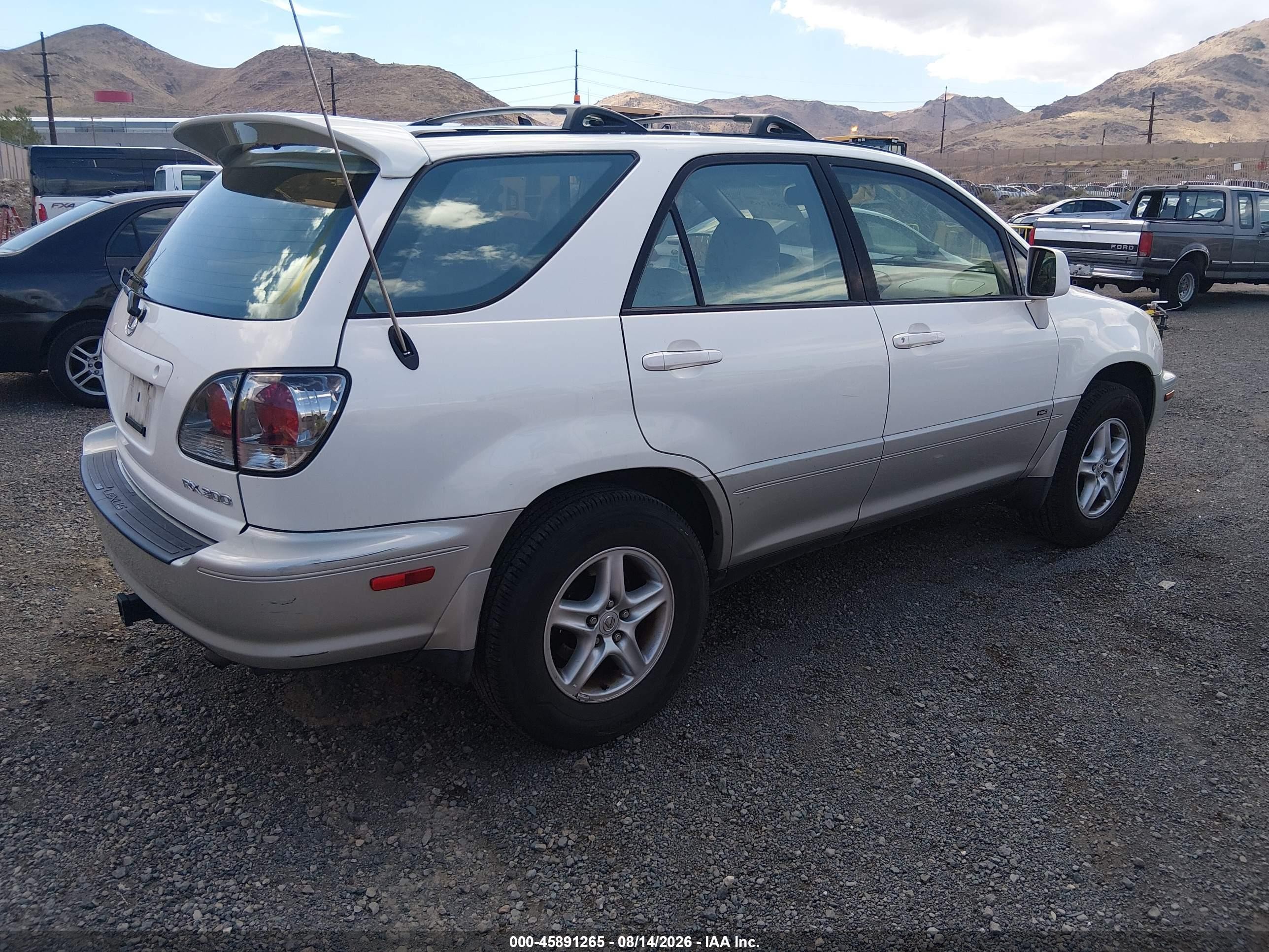 2002 Lexus Rx 300 Серебряный vin: JTJHF10U520260596