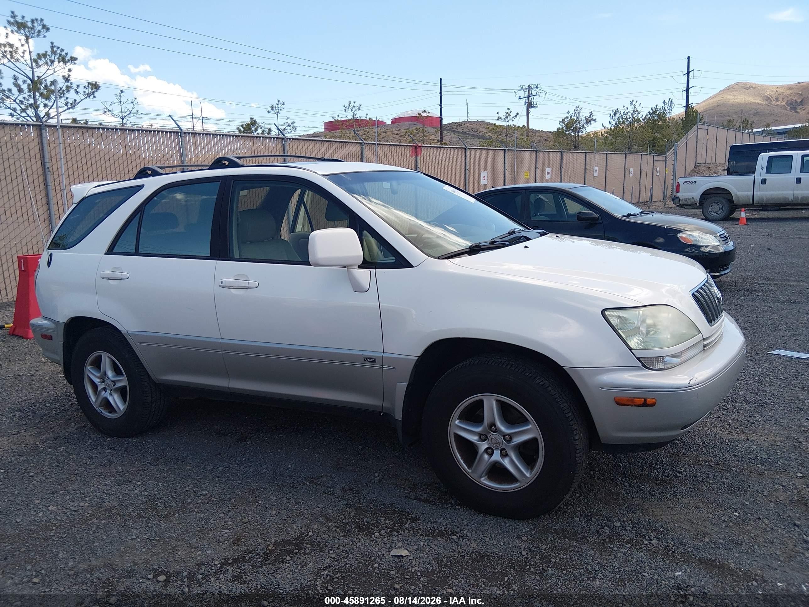 2002 Lexus Rx 300 Серебряный vin: JTJHF10U520260596