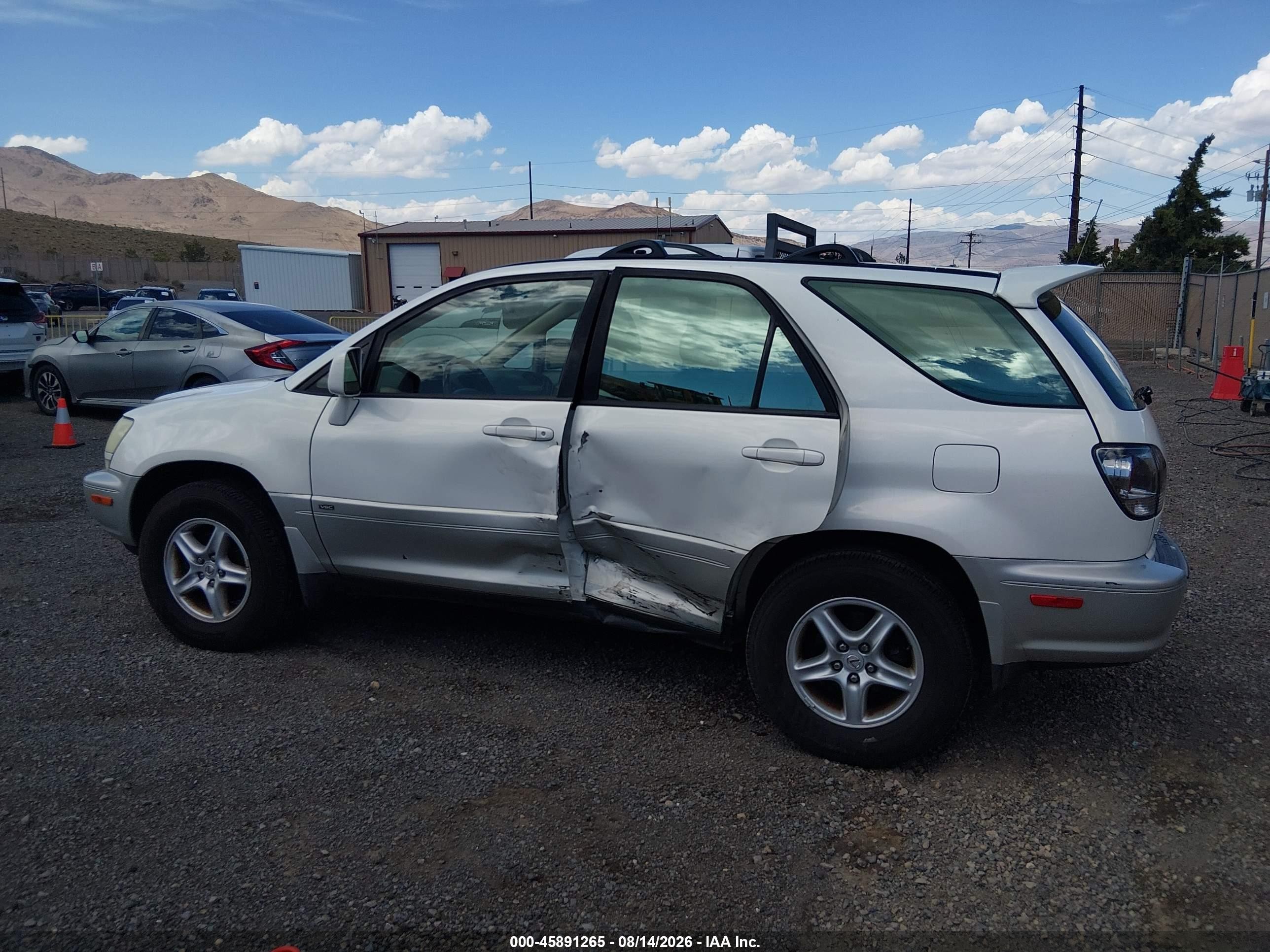 2002 Lexus Rx 300 Серебряный vin: JTJHF10U520260596