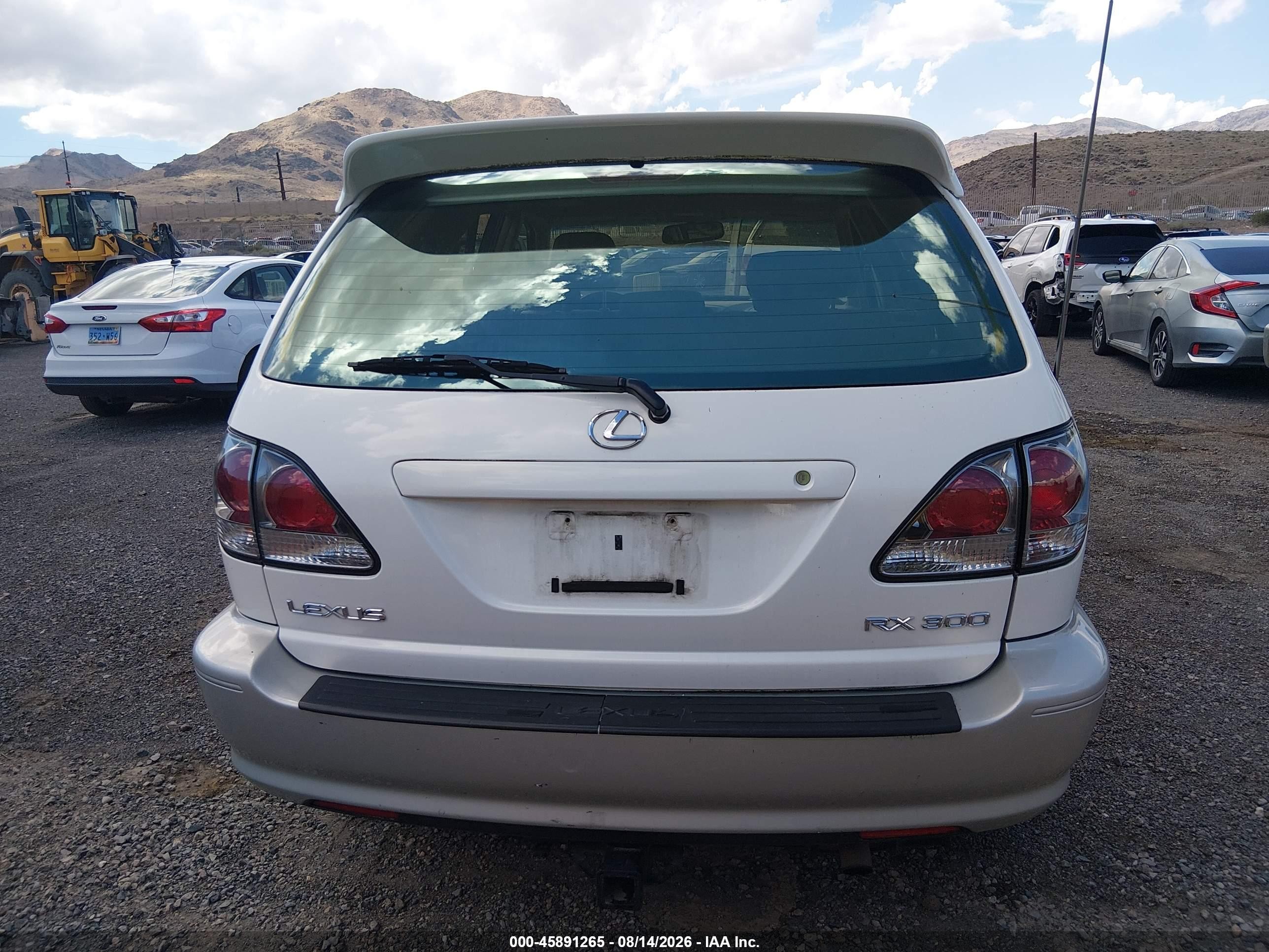 2002 Lexus Rx 300 Серебряный vin: JTJHF10U520260596