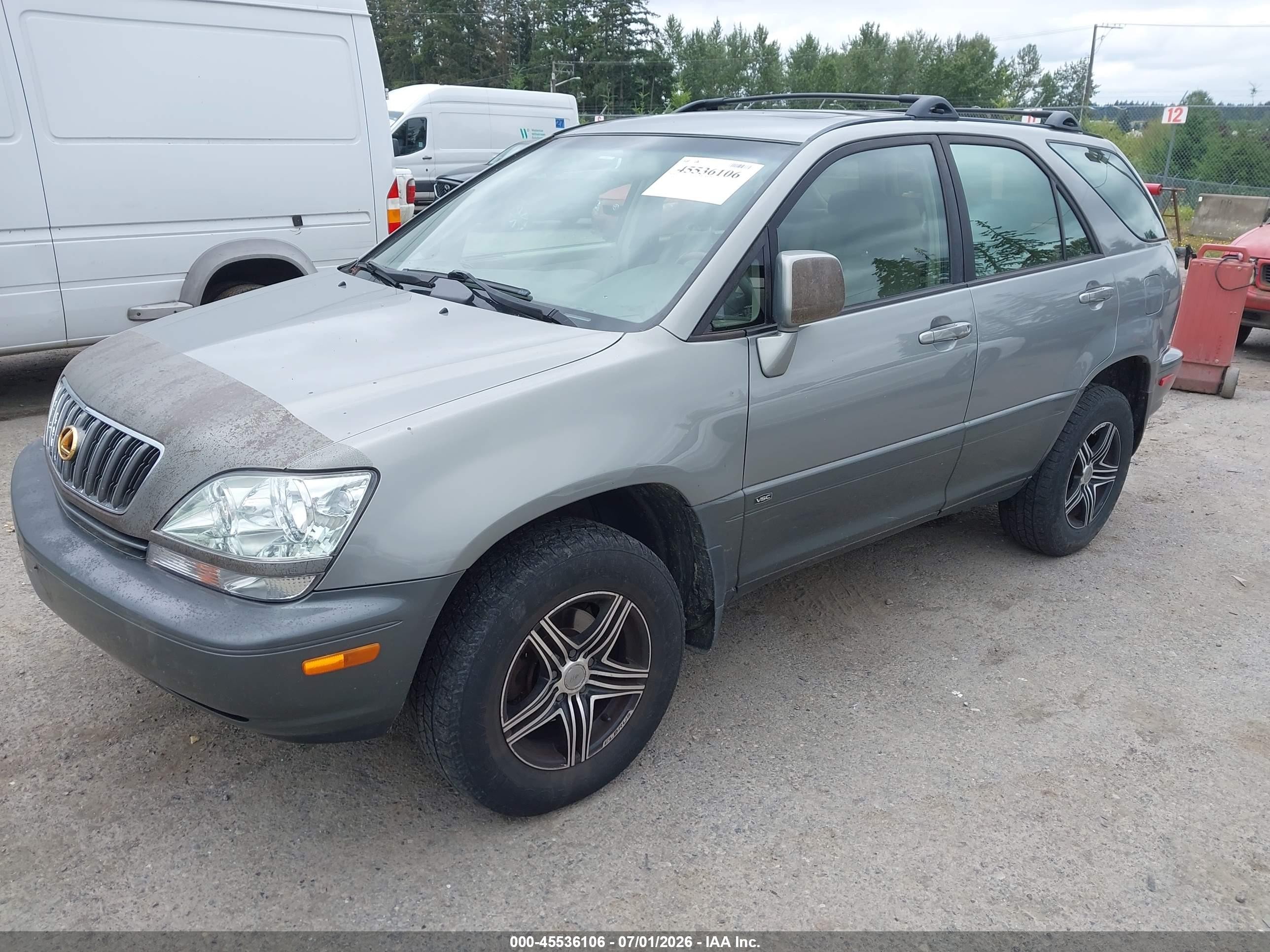2002 Lexus Rx 300   Gray vin: JTJHF10U520264034