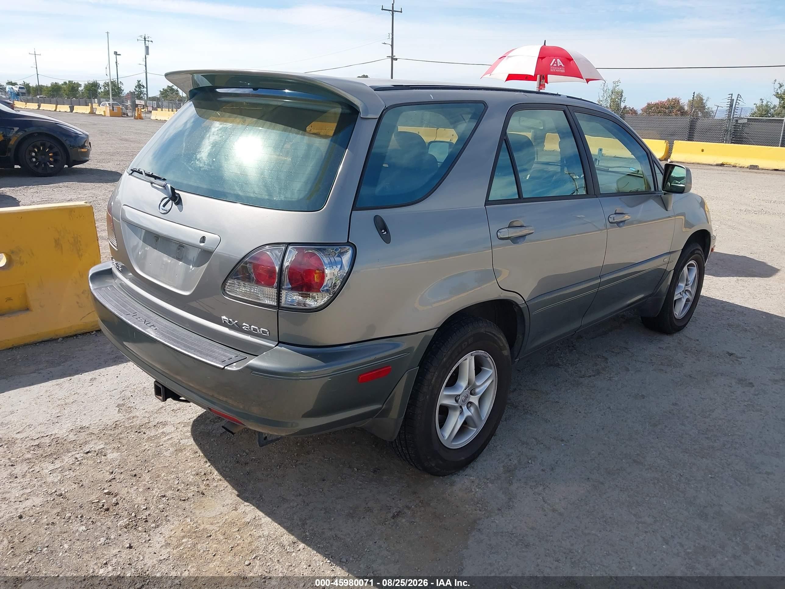 2002 Lexus Rx 300 Серый vin: JTJHF10U520276085