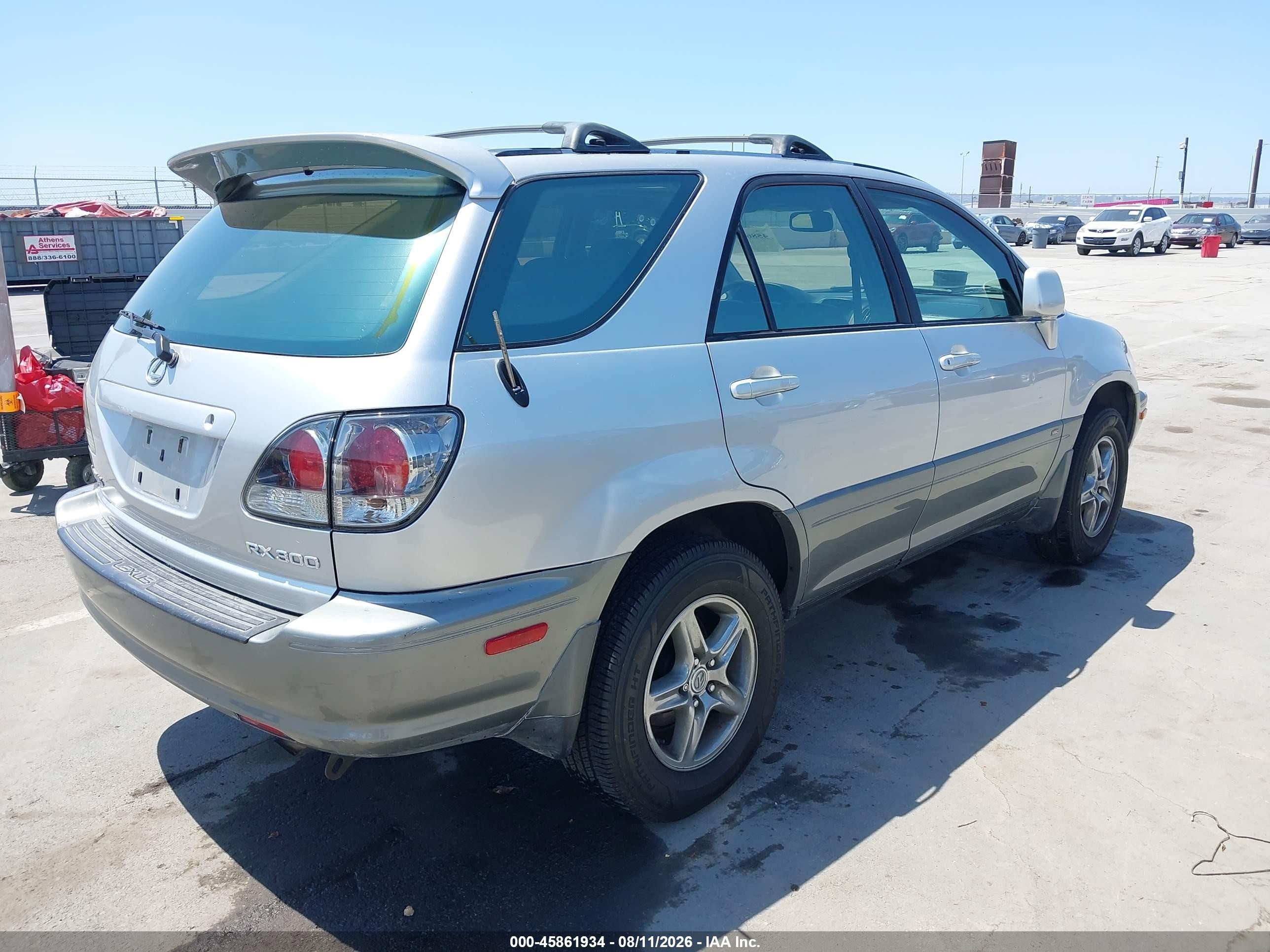 2002 Lexus Rx 300   Silver vin: JTJHF10U520279360