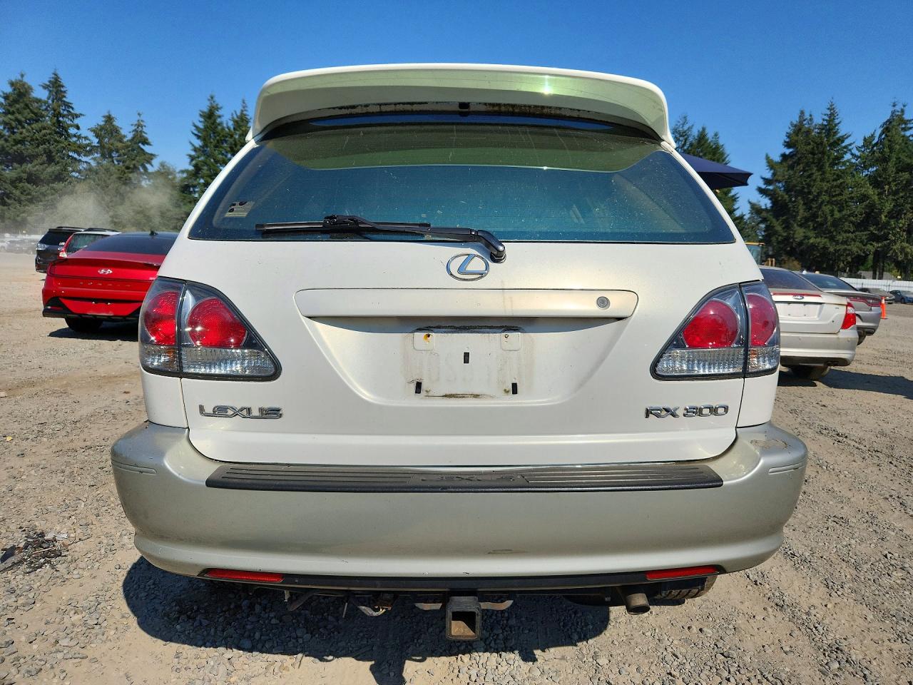 2002 Lexus Rx 300 White vin: JTJHF10U620244651