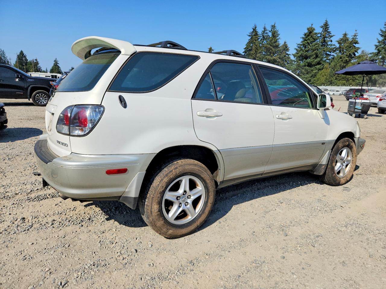 2002 Lexus Rx 300 White vin: JTJHF10U620244651