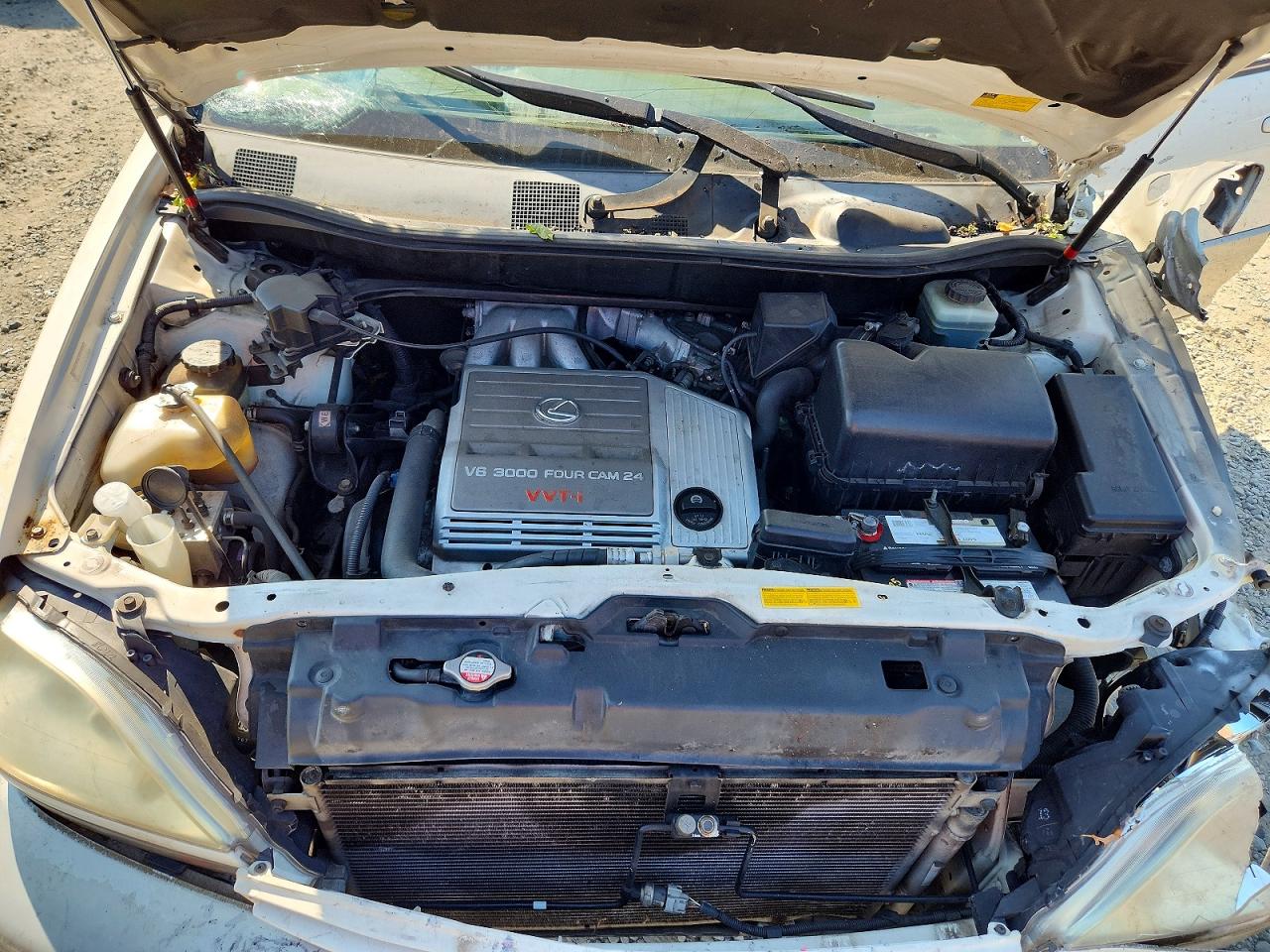 2002 Lexus Rx 300 White vin: JTJHF10U620244651