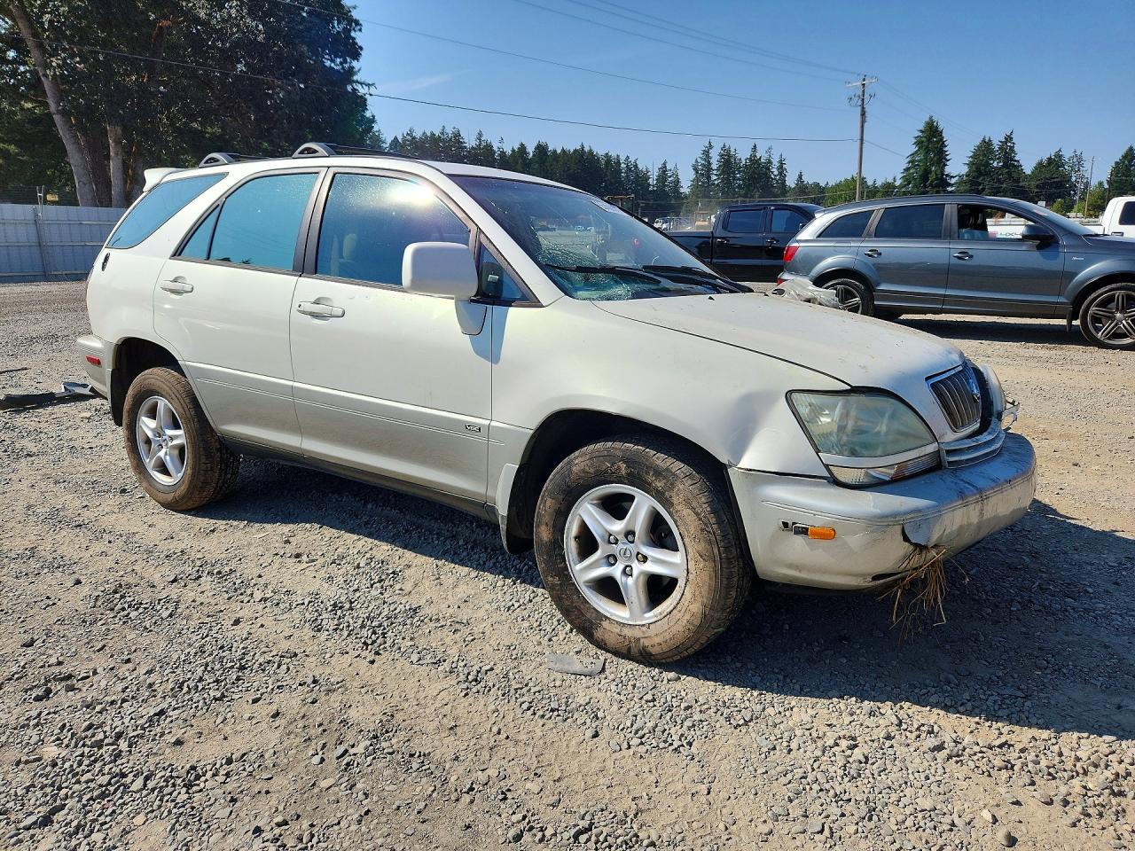 2002 Lexus Rx 300 White vin: JTJHF10U620244651