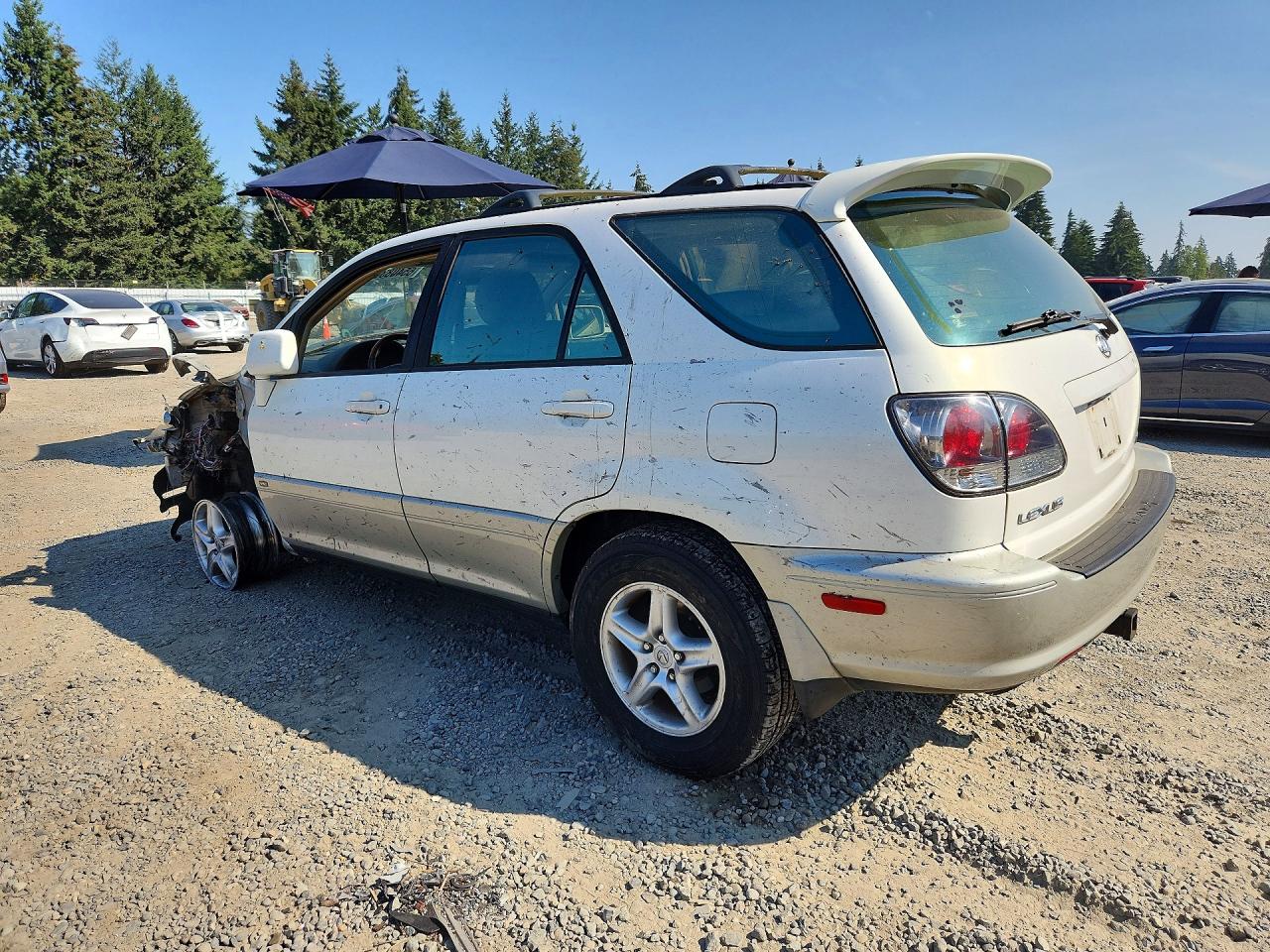 2002 Lexus Rx 300 White vin: JTJHF10U620244651