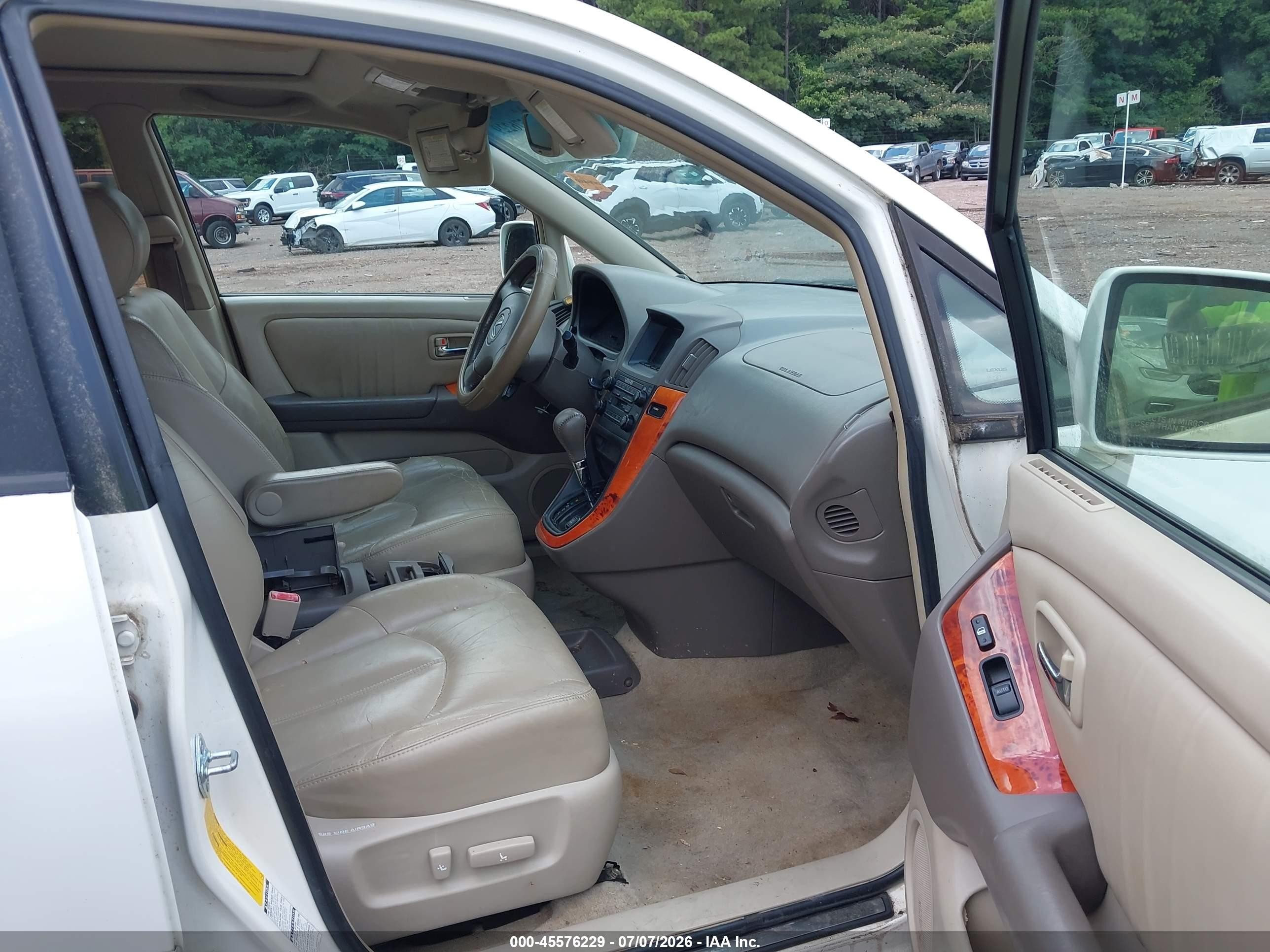 2001 Lexus Rx 300   White vin: JTJHF10U710176746