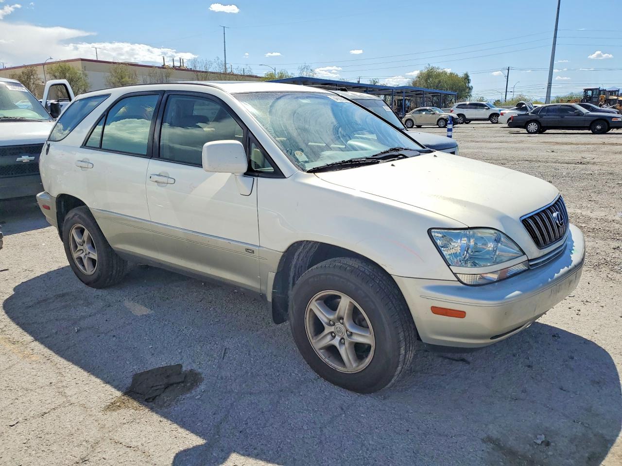 2002 Lexus Rx 300 White vin: JTJHF10U720244111