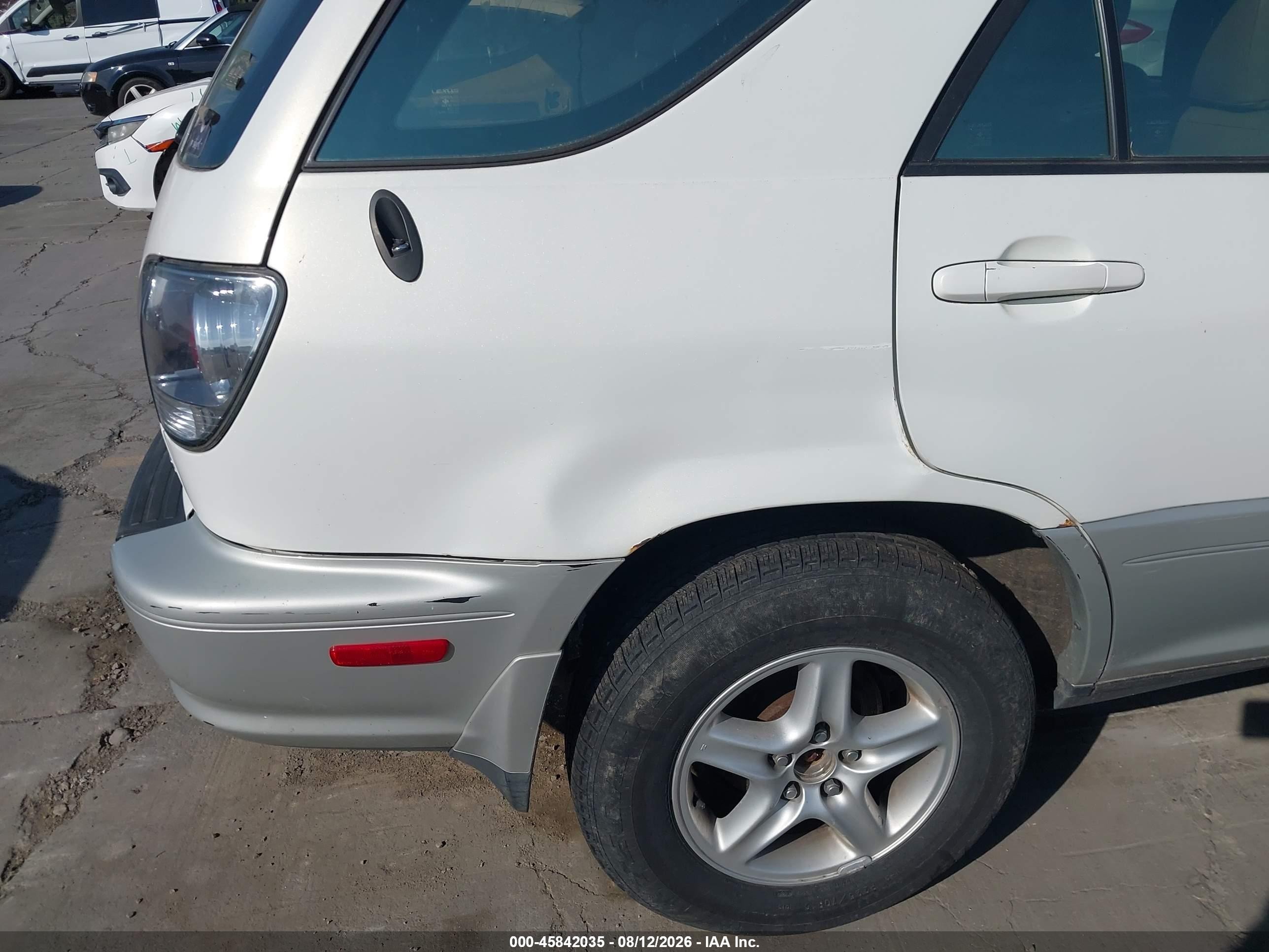 2002 Lexus Rx 300   Белый vin: JTJHF10U720251768