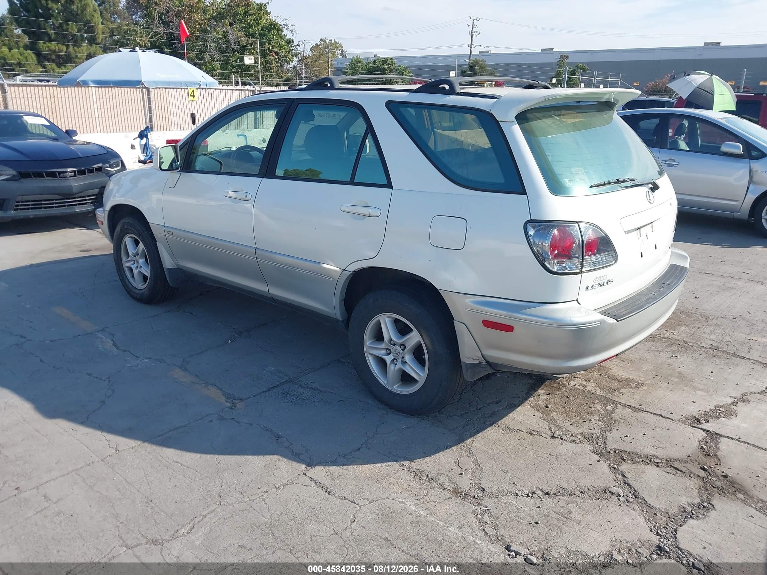 2002 Lexus Rx 300   Белый vin: JTJHF10U720251768