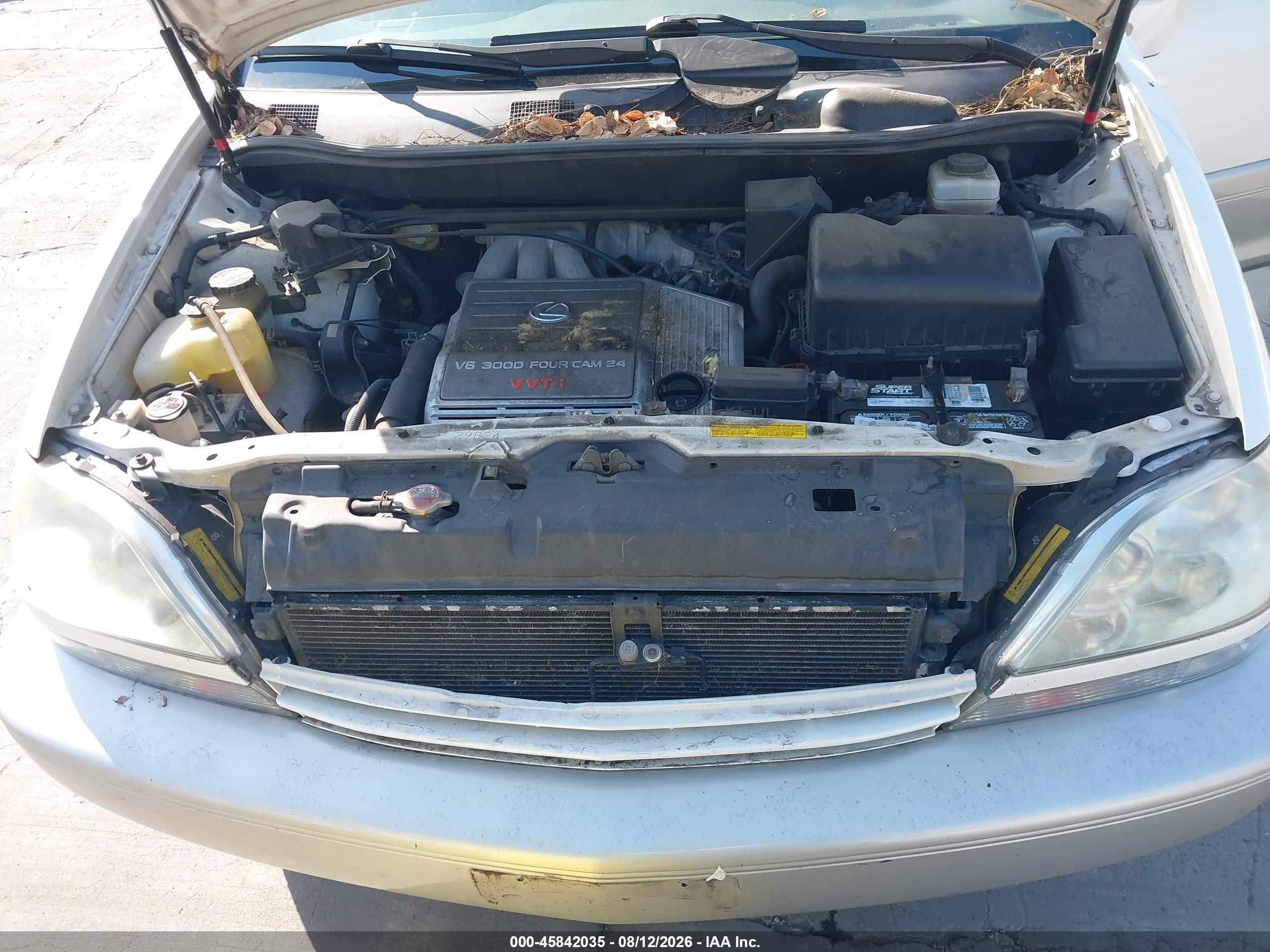 2002 Lexus Rx 300   Белый vin: JTJHF10U720251768
