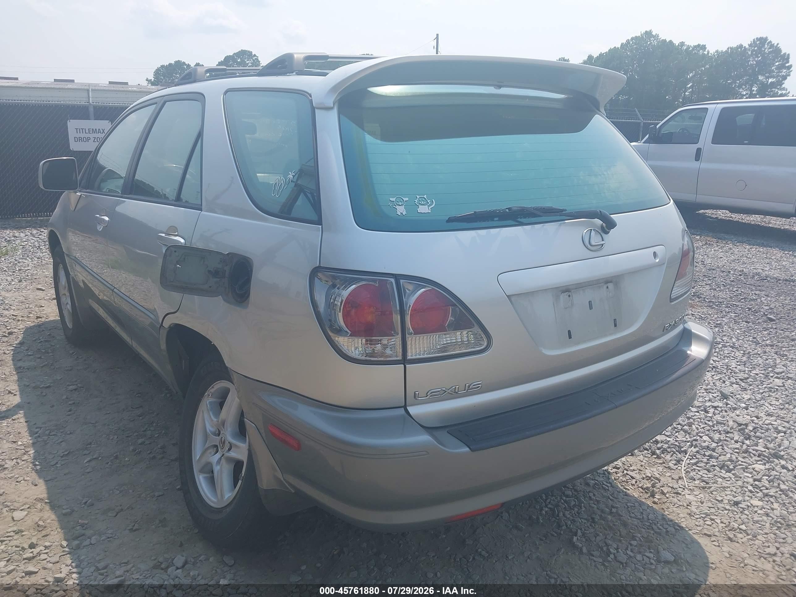 2002 Lexus Rx 300   Silver vin: JTJHF10U720267145