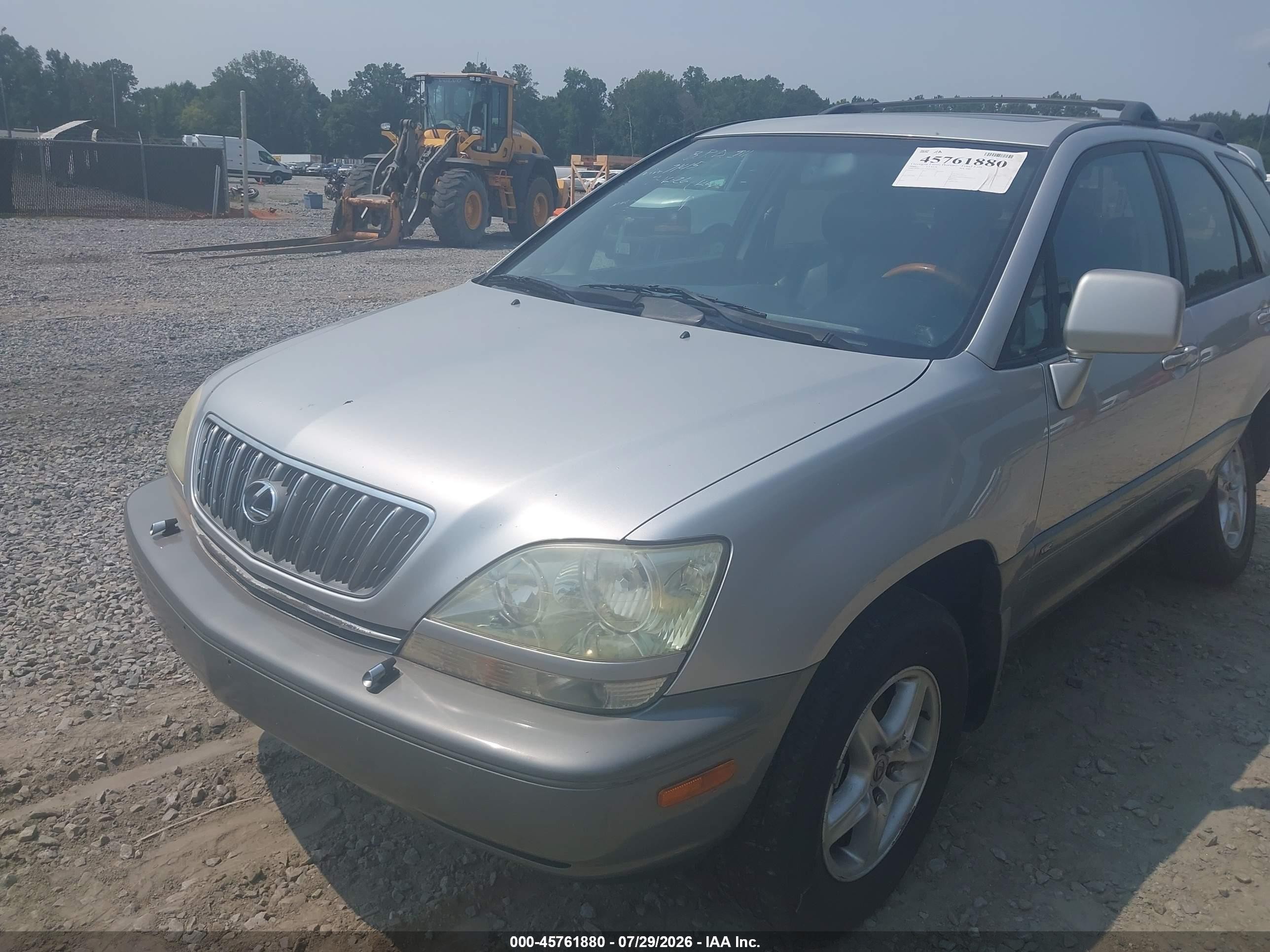 2002 Lexus Rx 300   Silver vin: JTJHF10U720267145