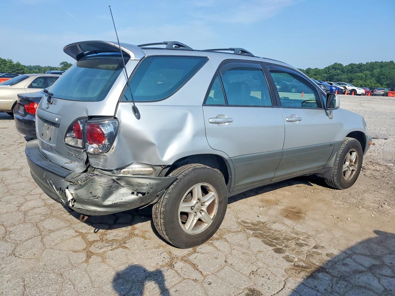 2002 Lexus Rx 300 White vin: JTJHF10U720289517
