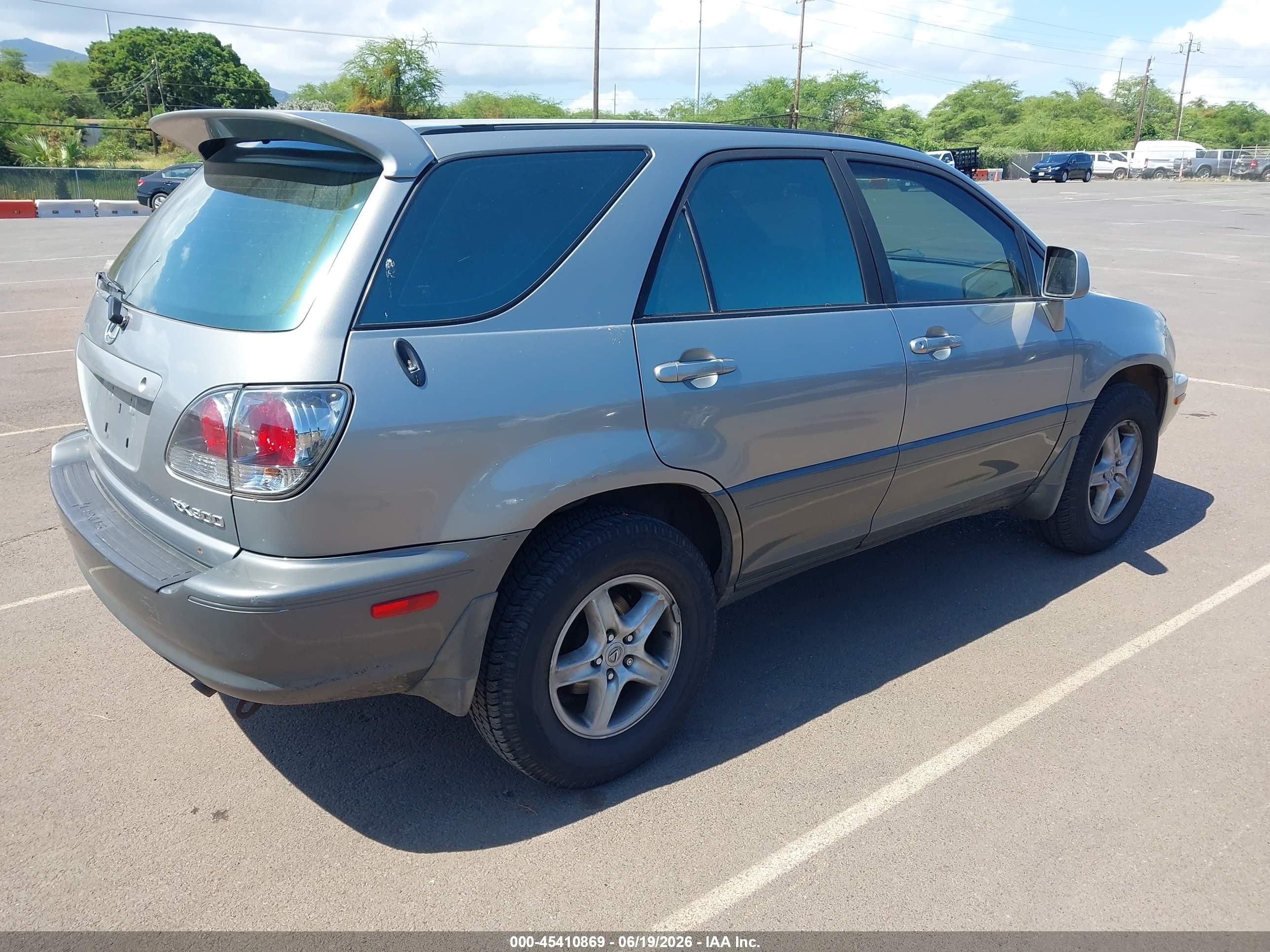 2002 Lexus Rx 300   Gray vin: JTJHF10U720292272