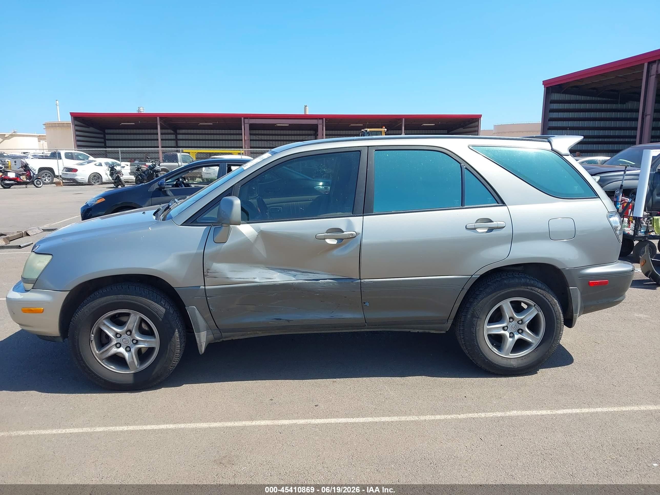 2002 Lexus Rx 300   Gray vin: JTJHF10U720292272