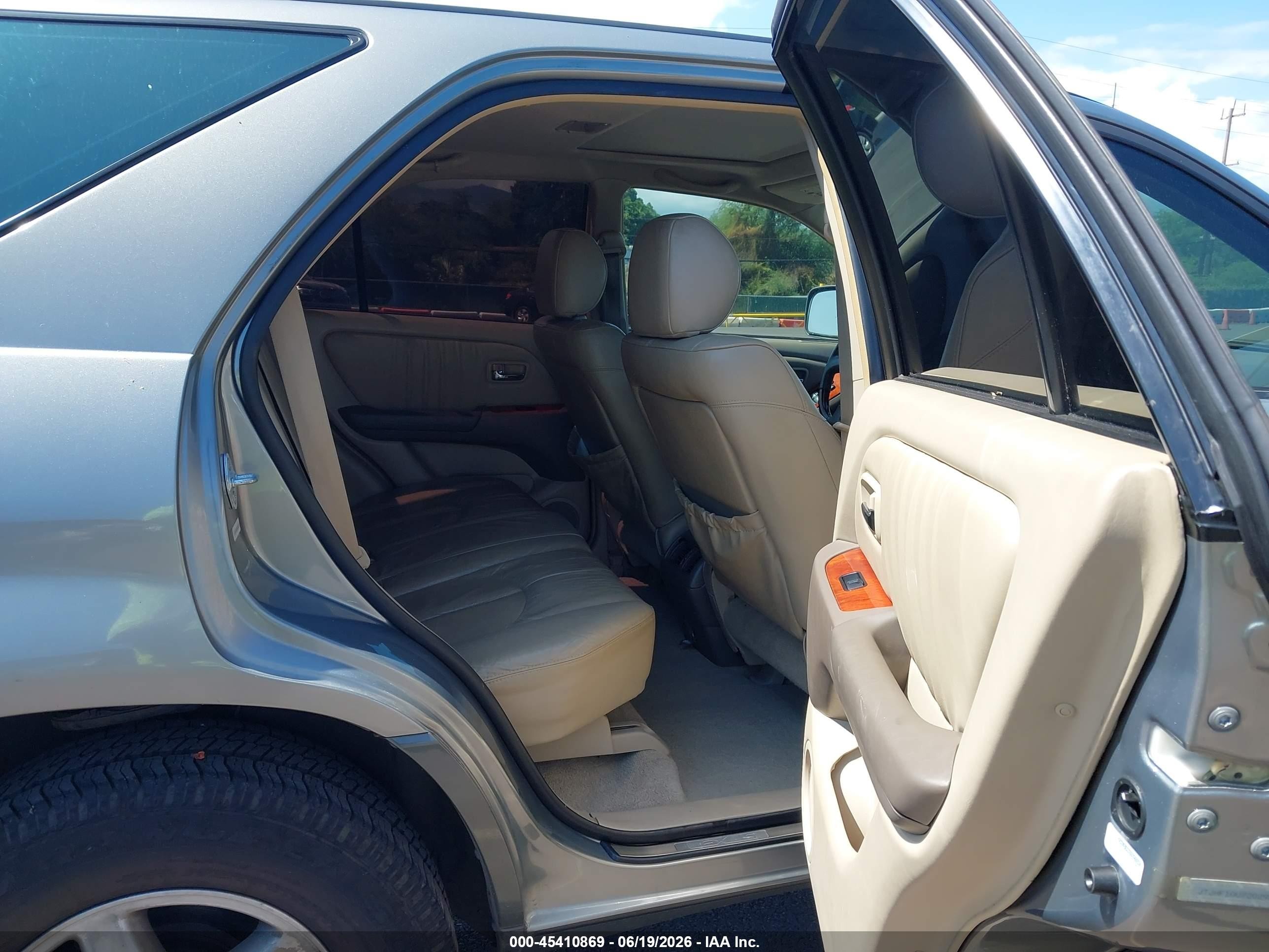 2002 Lexus Rx 300   Gray vin: JTJHF10U720292272