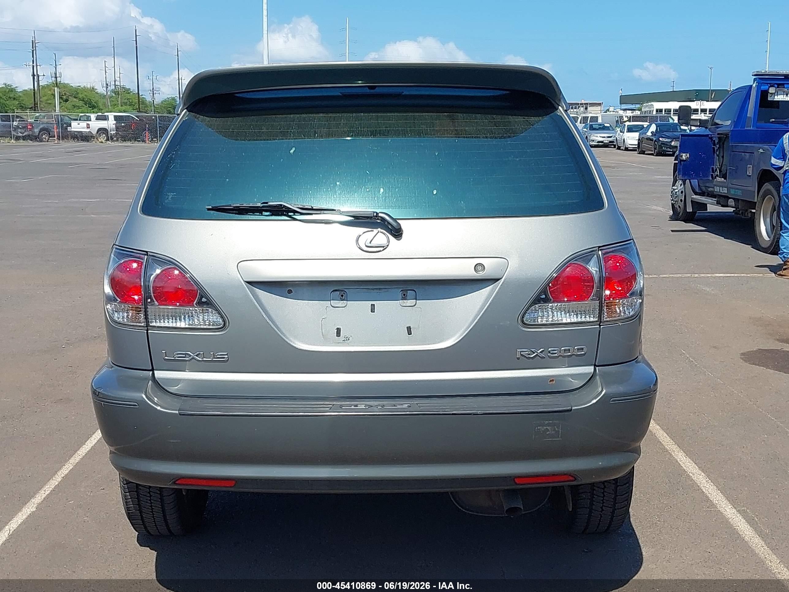 2002 Lexus Rx 300   Gray vin: JTJHF10U720292272