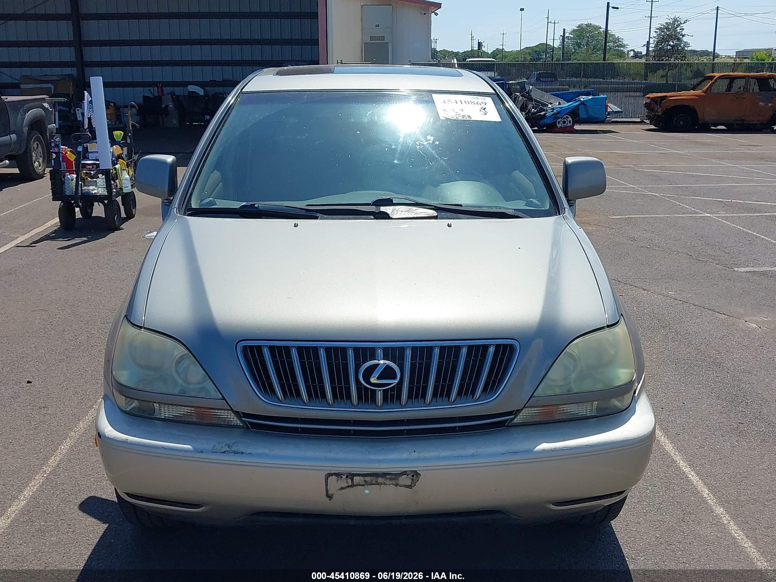 2002 Lexus Rx 300   Gray vin: JTJHF10U720292272