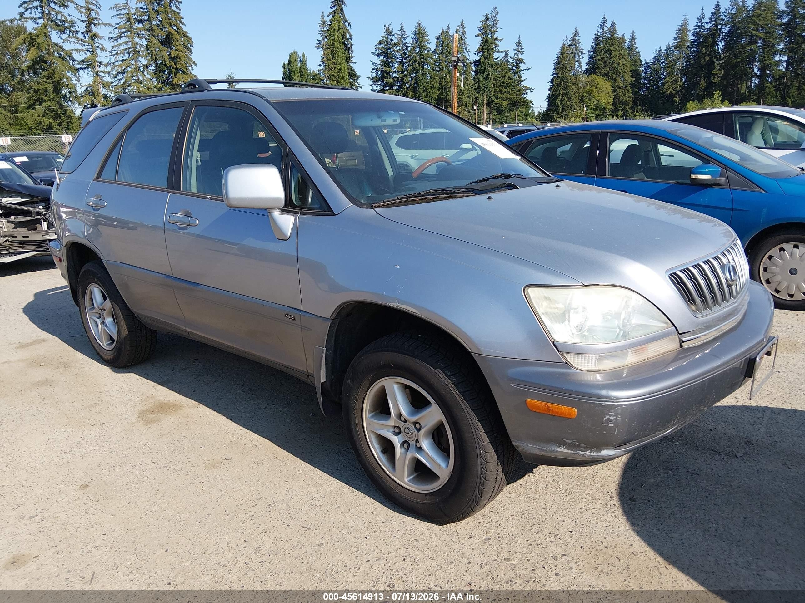 2002 Lexus Rx 300   Silver vin: JTJHF10U820242254
