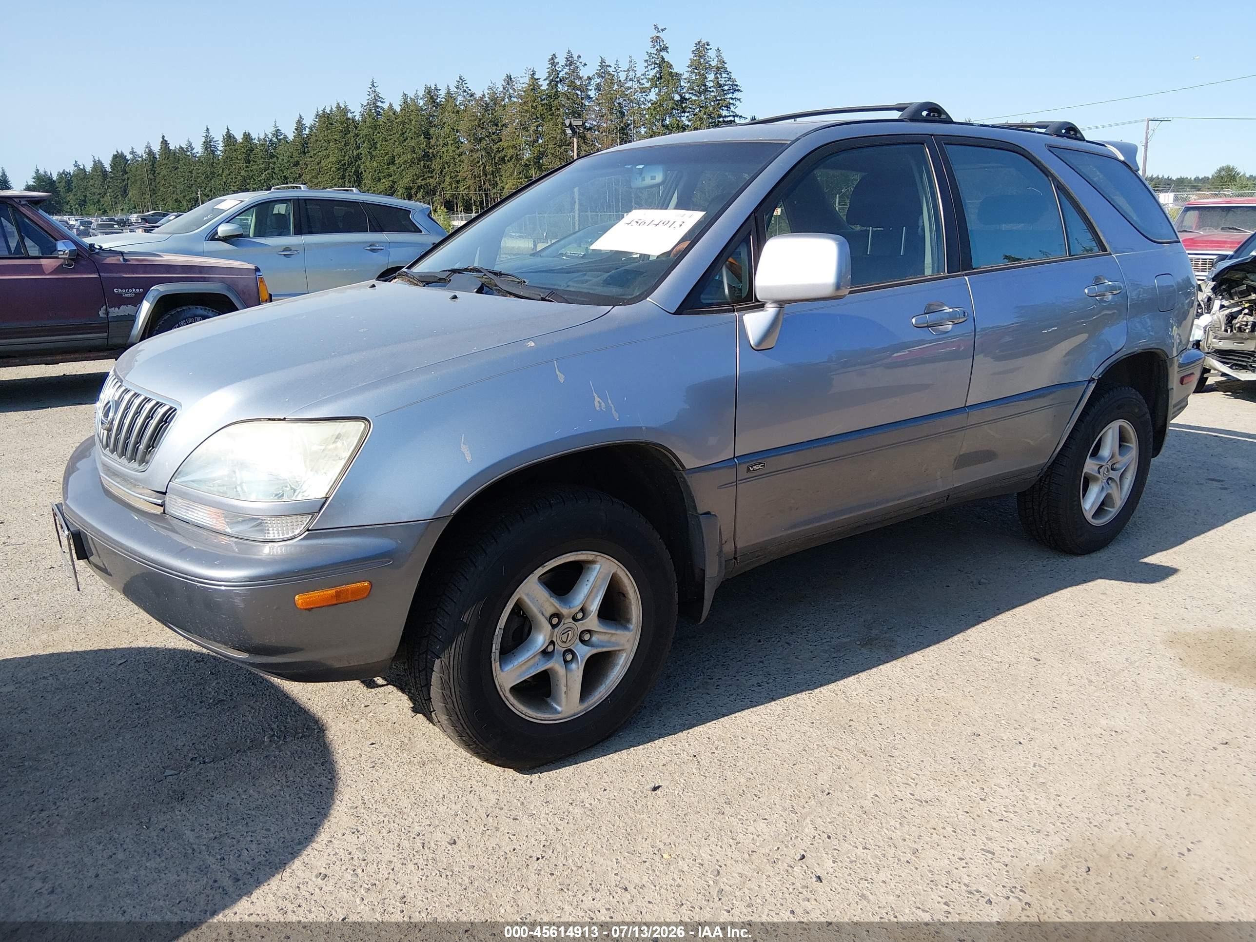 2002 Lexus Rx 300   Silver vin: JTJHF10U820242254