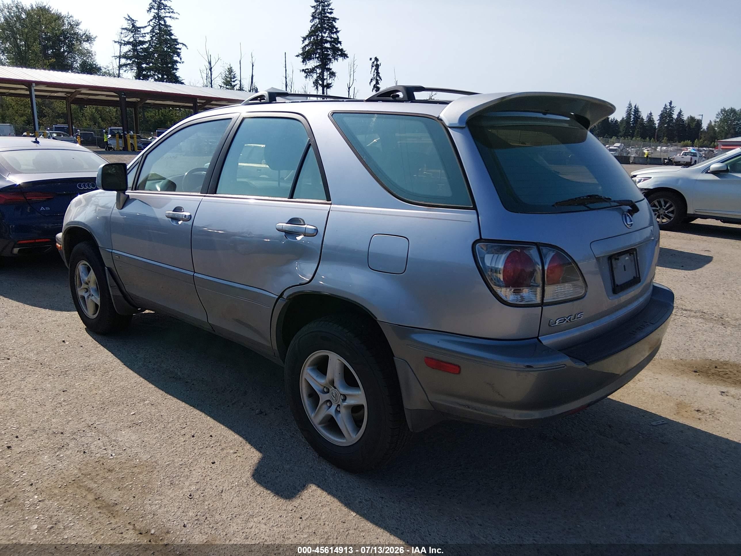 2002 Lexus Rx 300   Silver vin: JTJHF10U820242254