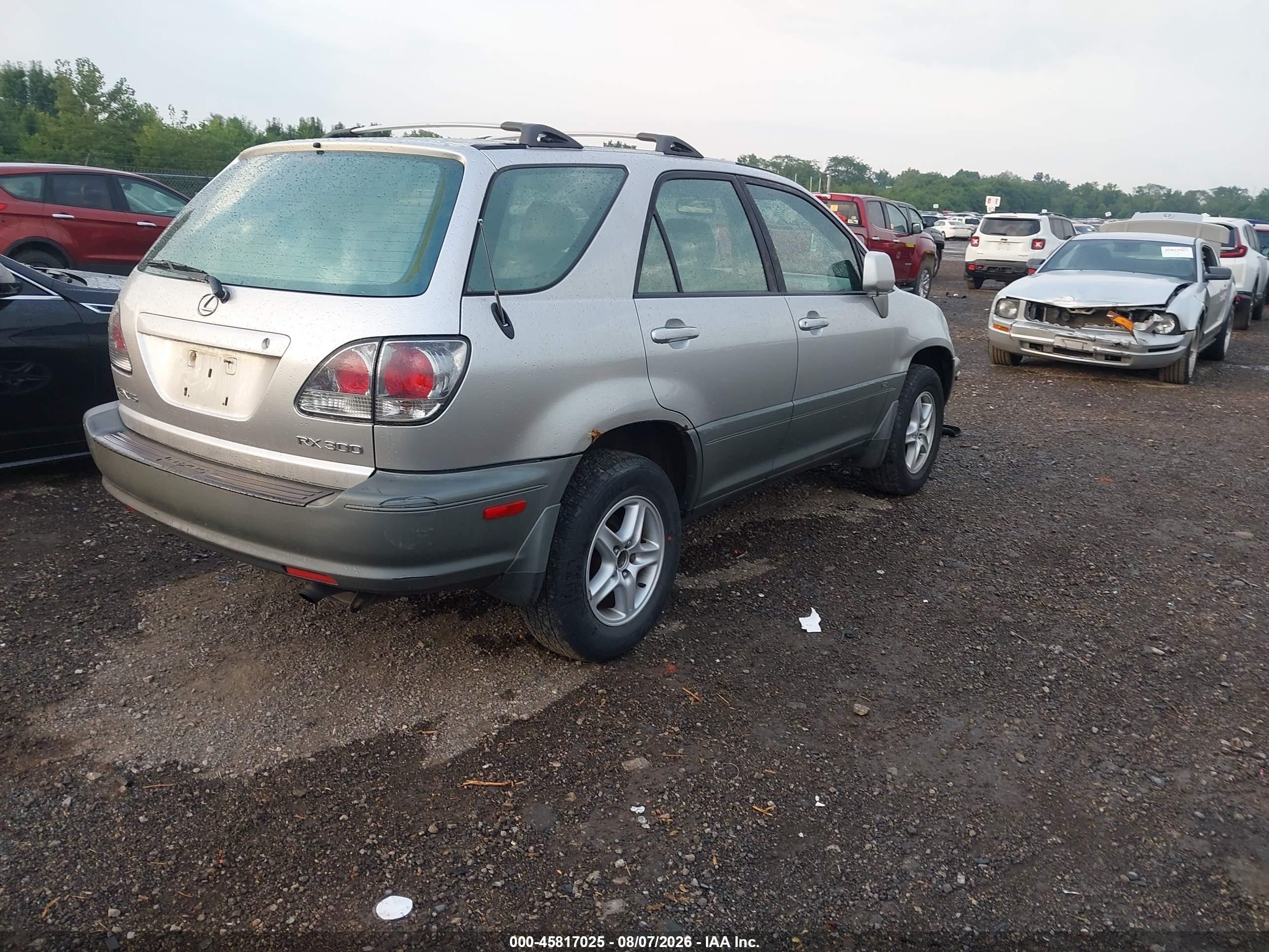 2001 Lexus Rx 300   Silver vin: JTJHF10U910190213