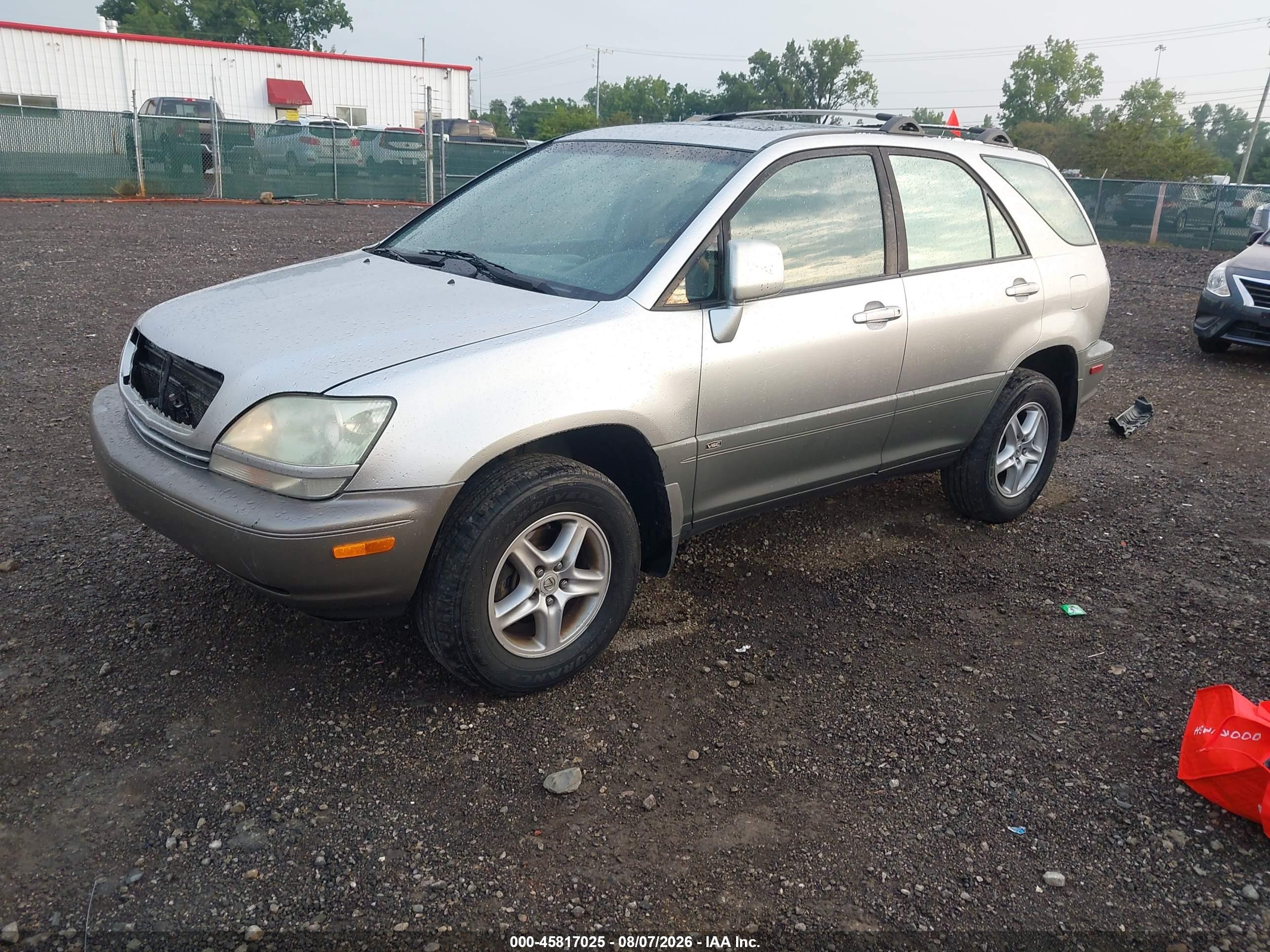 2001 Lexus Rx 300   Silver vin: JTJHF10U910190213