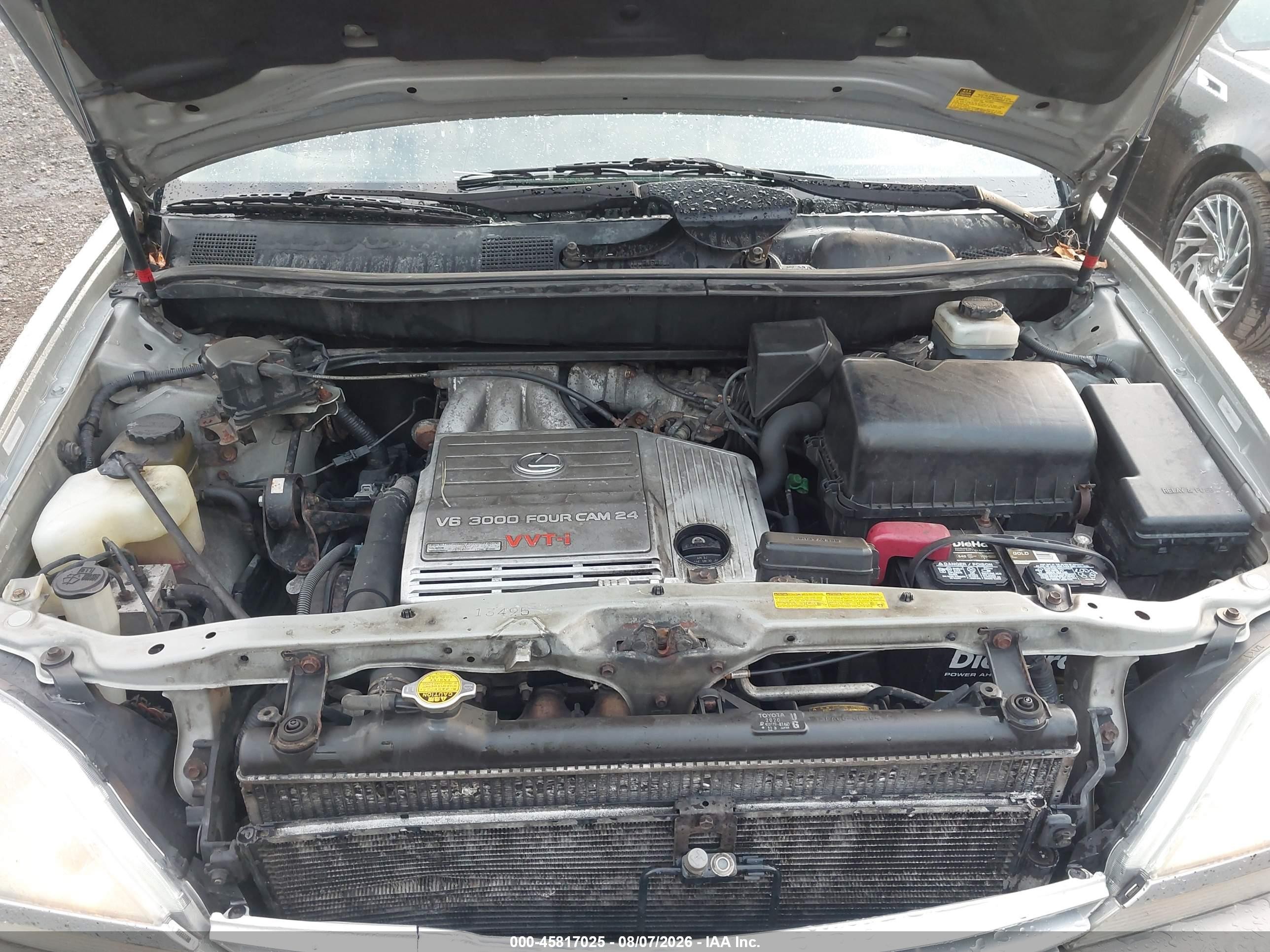 2001 Lexus Rx 300   Silver vin: JTJHF10U910190213