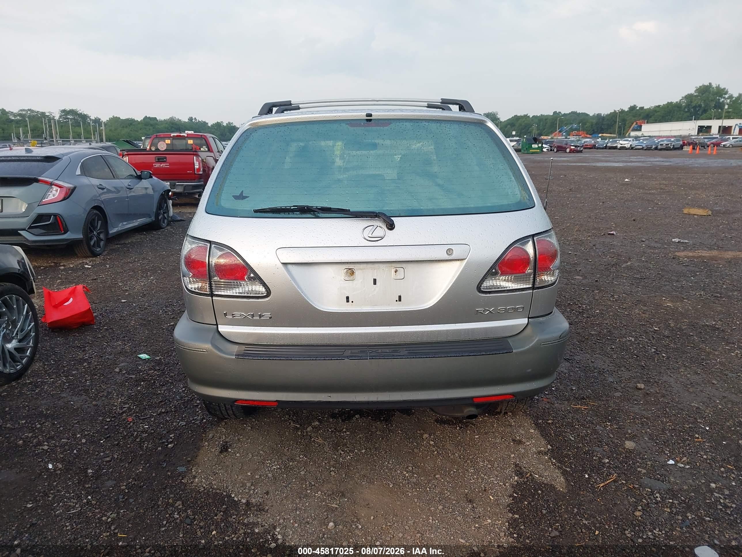 2001 Lexus Rx 300   Silver vin: JTJHF10U910190213