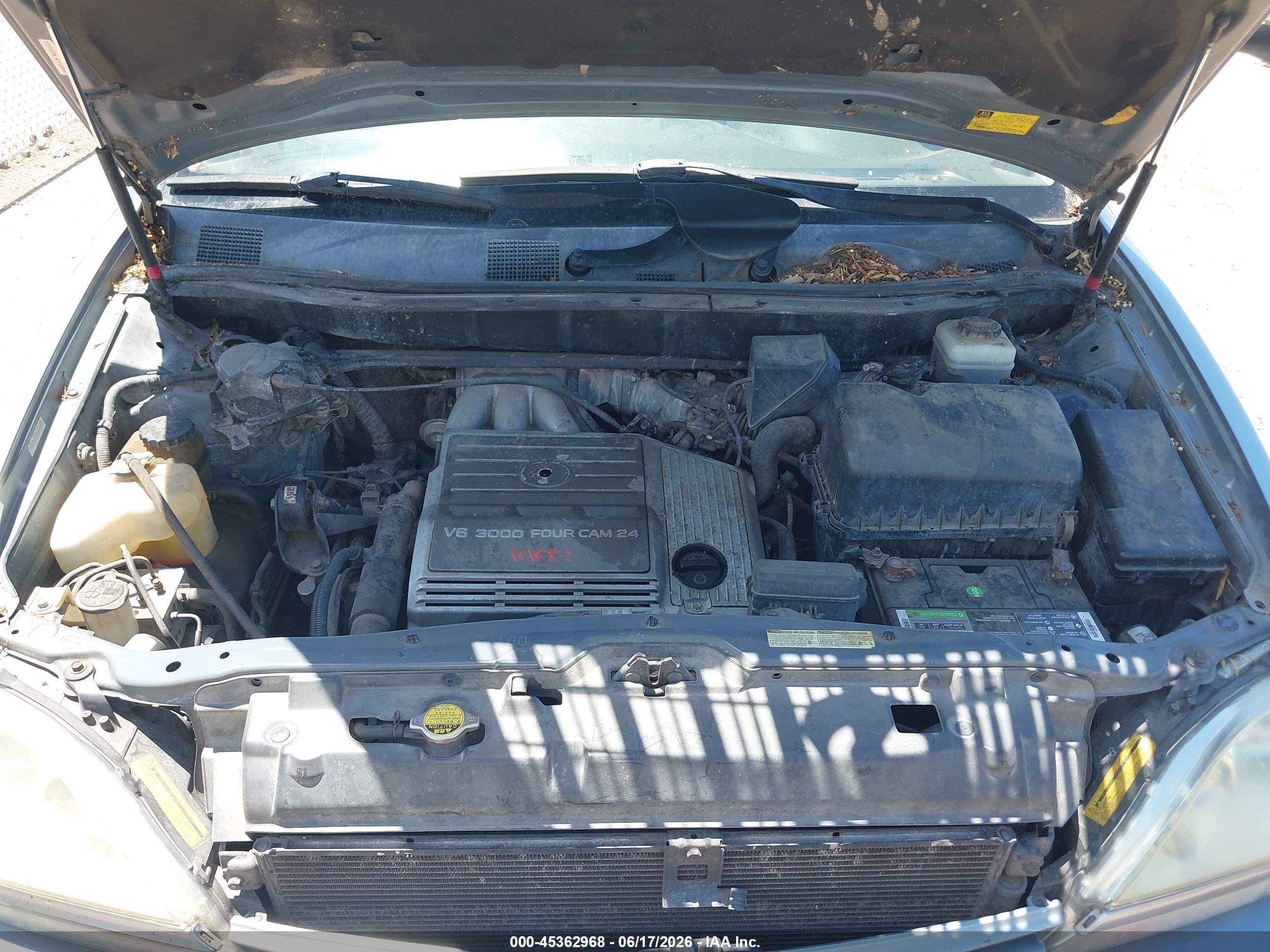 2001 Lexus Rx 300   Серебряный vin: JTJHF10U910225655