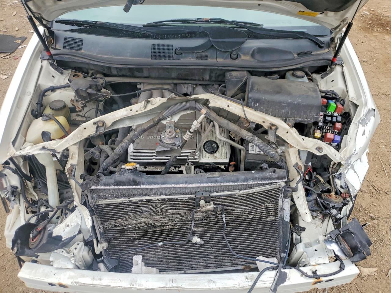 2001 Lexus Rx 300 White vin: JTJHF10U910227101