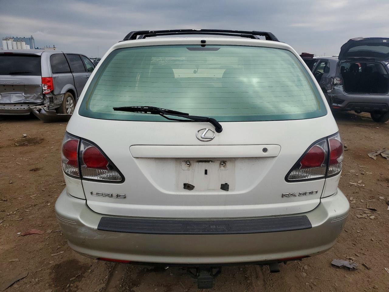 2001 Lexus Rx 300 White vin: JTJHF10U910227101