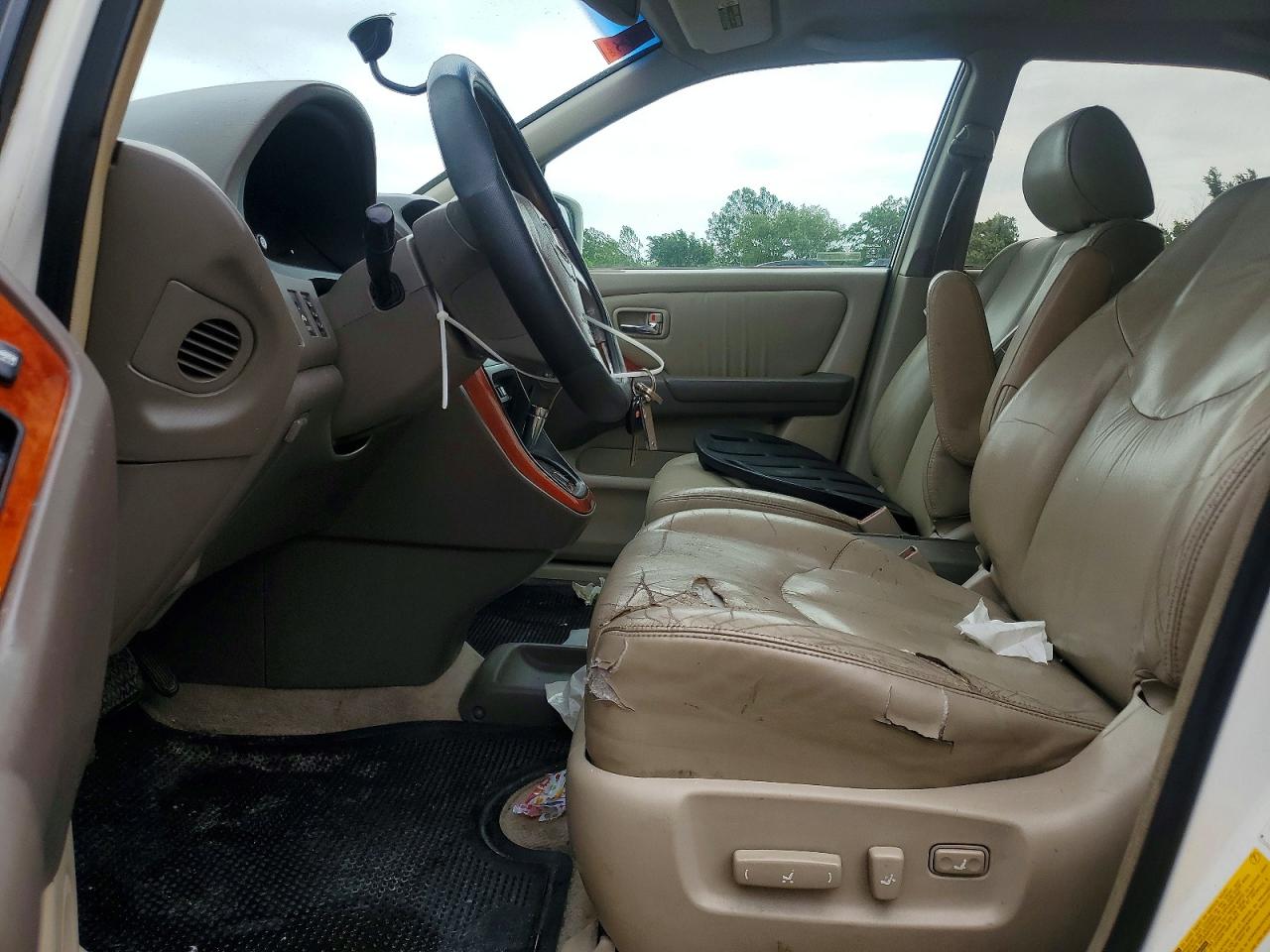 2001 Lexus Rx 300 White vin: JTJHF10U910227101