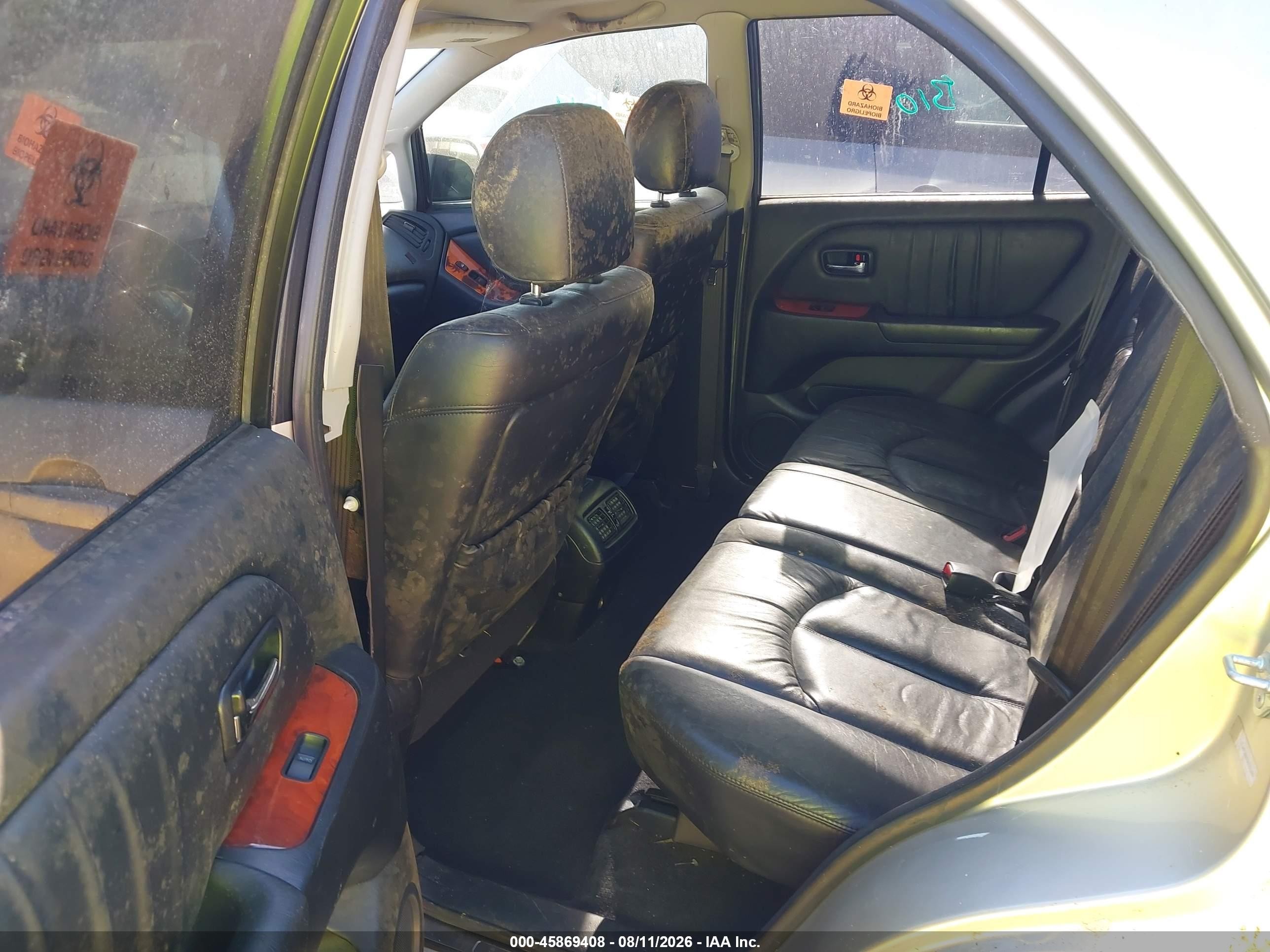 2003 Lexus Rx 300   Gray vin: JTJHF10U930311289