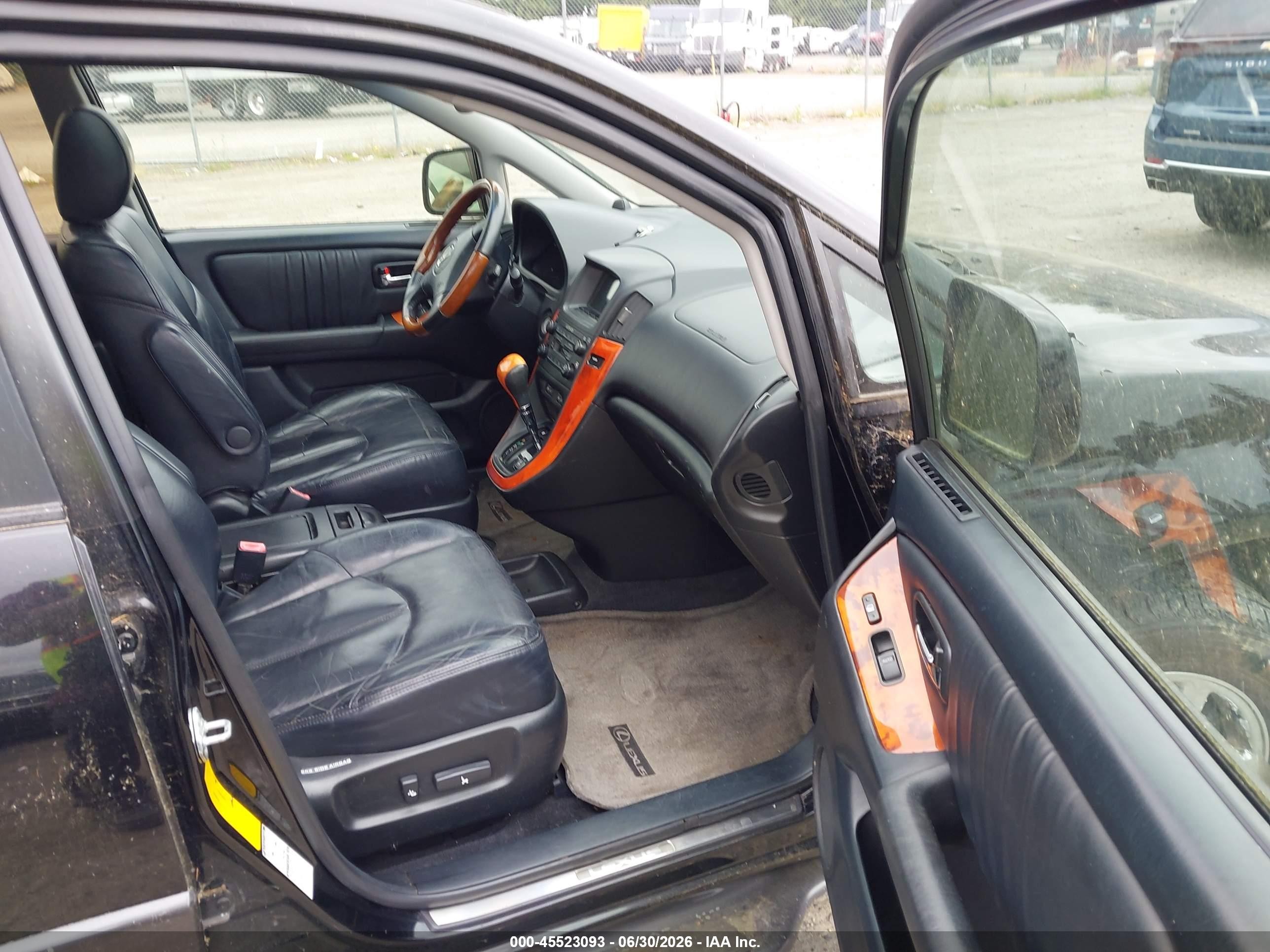2003 Lexus Rx 300   Black vin: JTJHF10U930312832