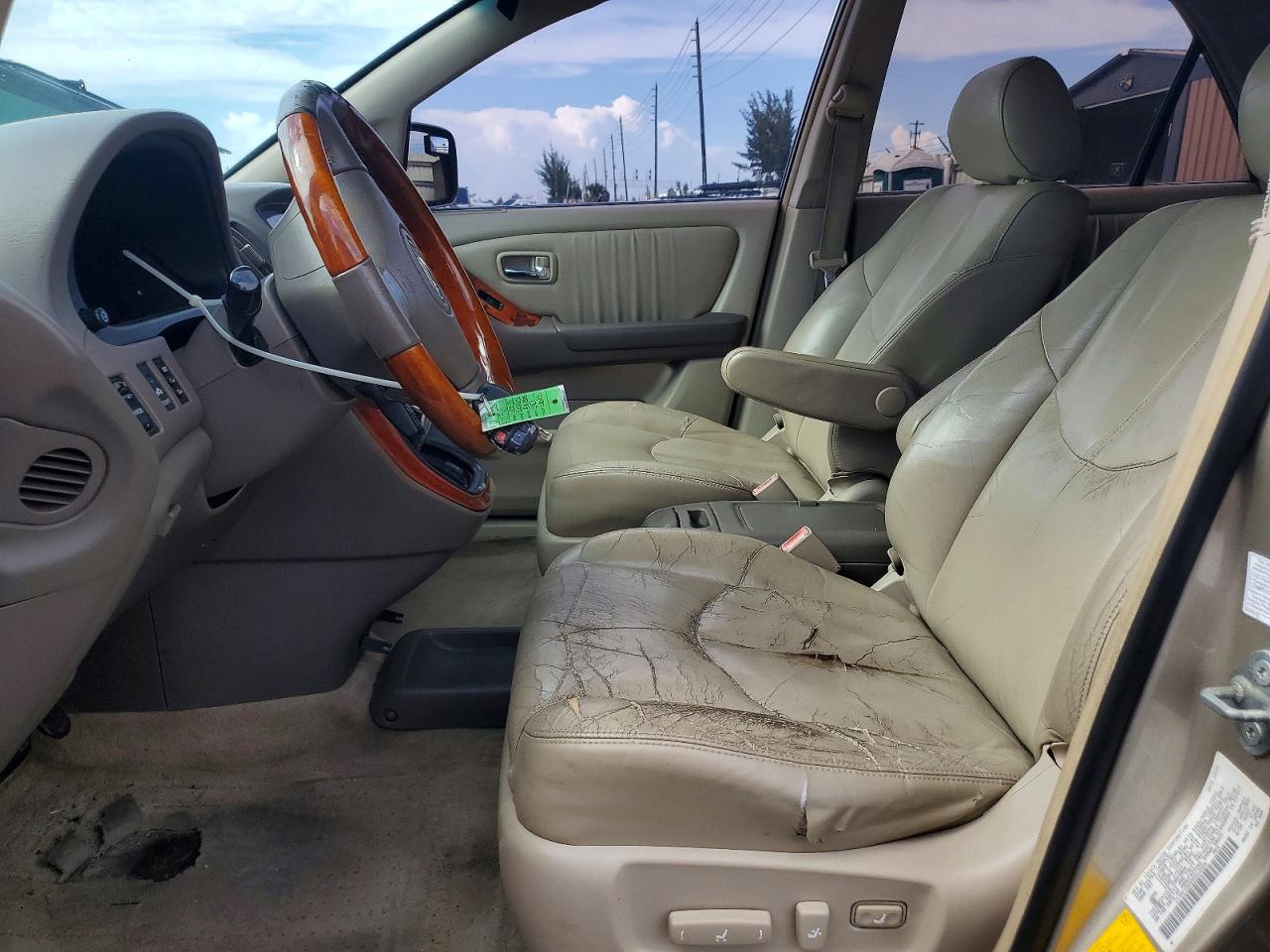 2003 Lexus Rx 300 Tan vin: JTJHF10U930312958