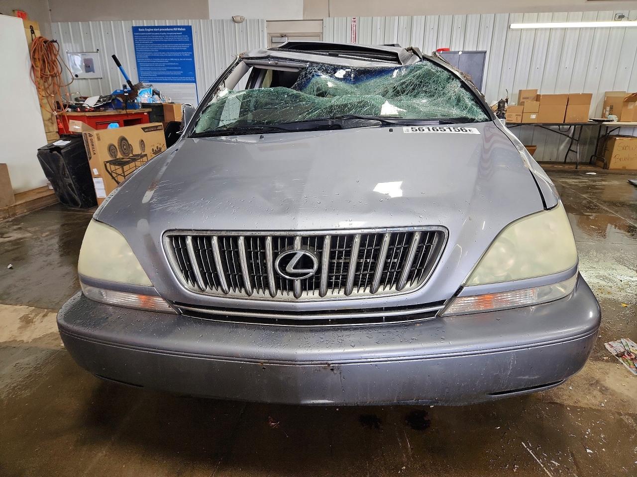 2003 Lexus Rx 300 Blue vin: JTJHF10U930314919