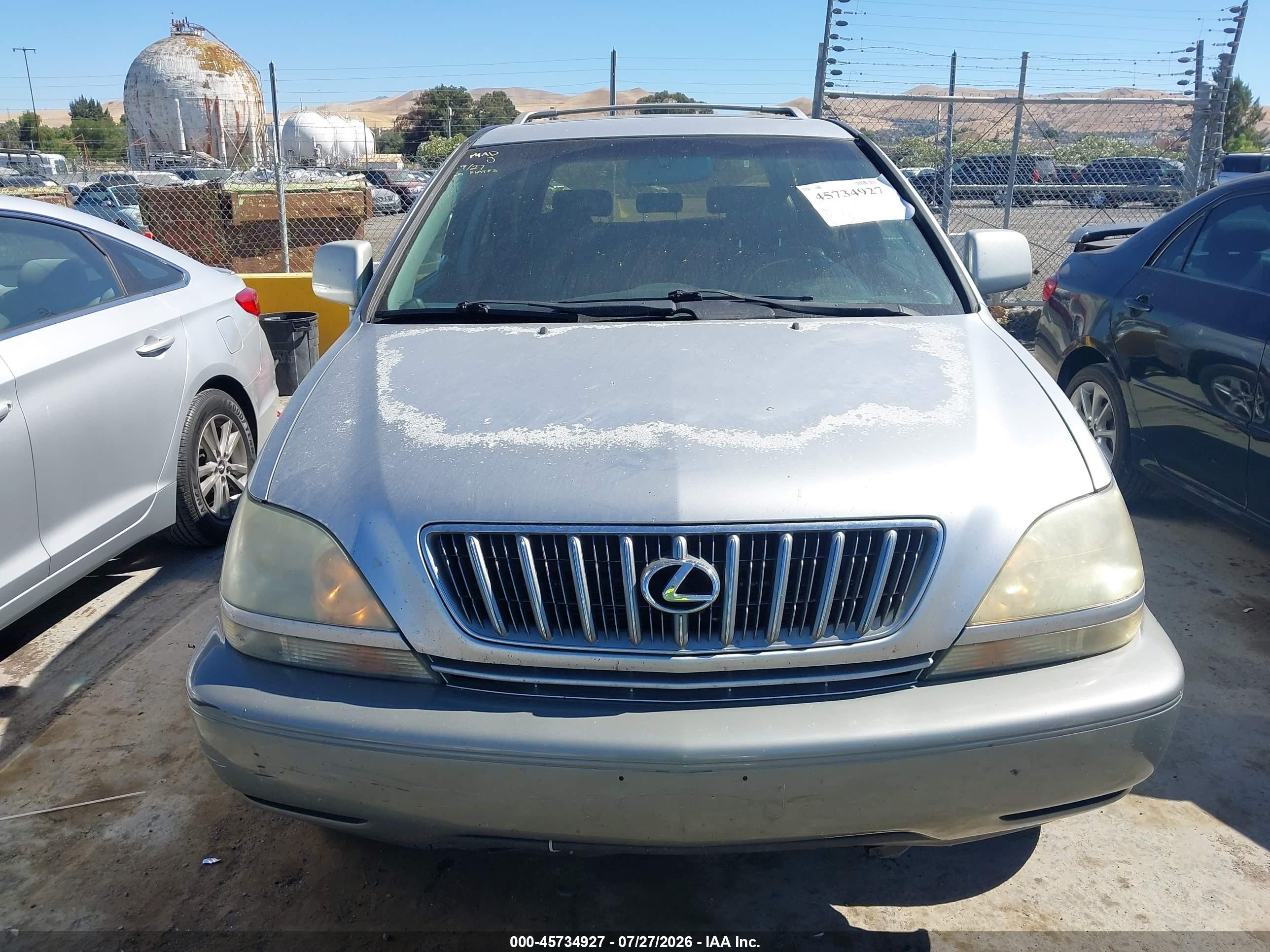 2001 Lexus Rx 300   Gray vin: JTJHF10UX10170889