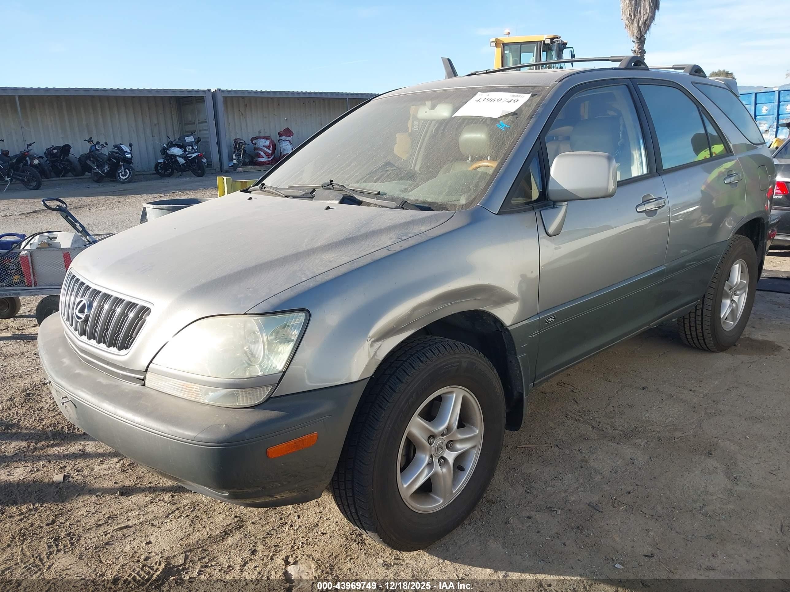 2001 Lexus Rx 300   Серый vin: JTJHF10UX10188146