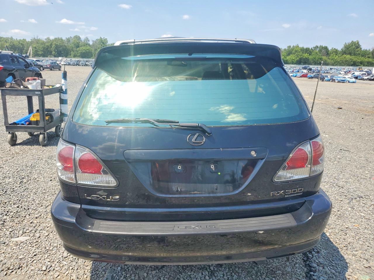 2001 Lexus Rx 300 Black vin: JTJHF10UX10209688