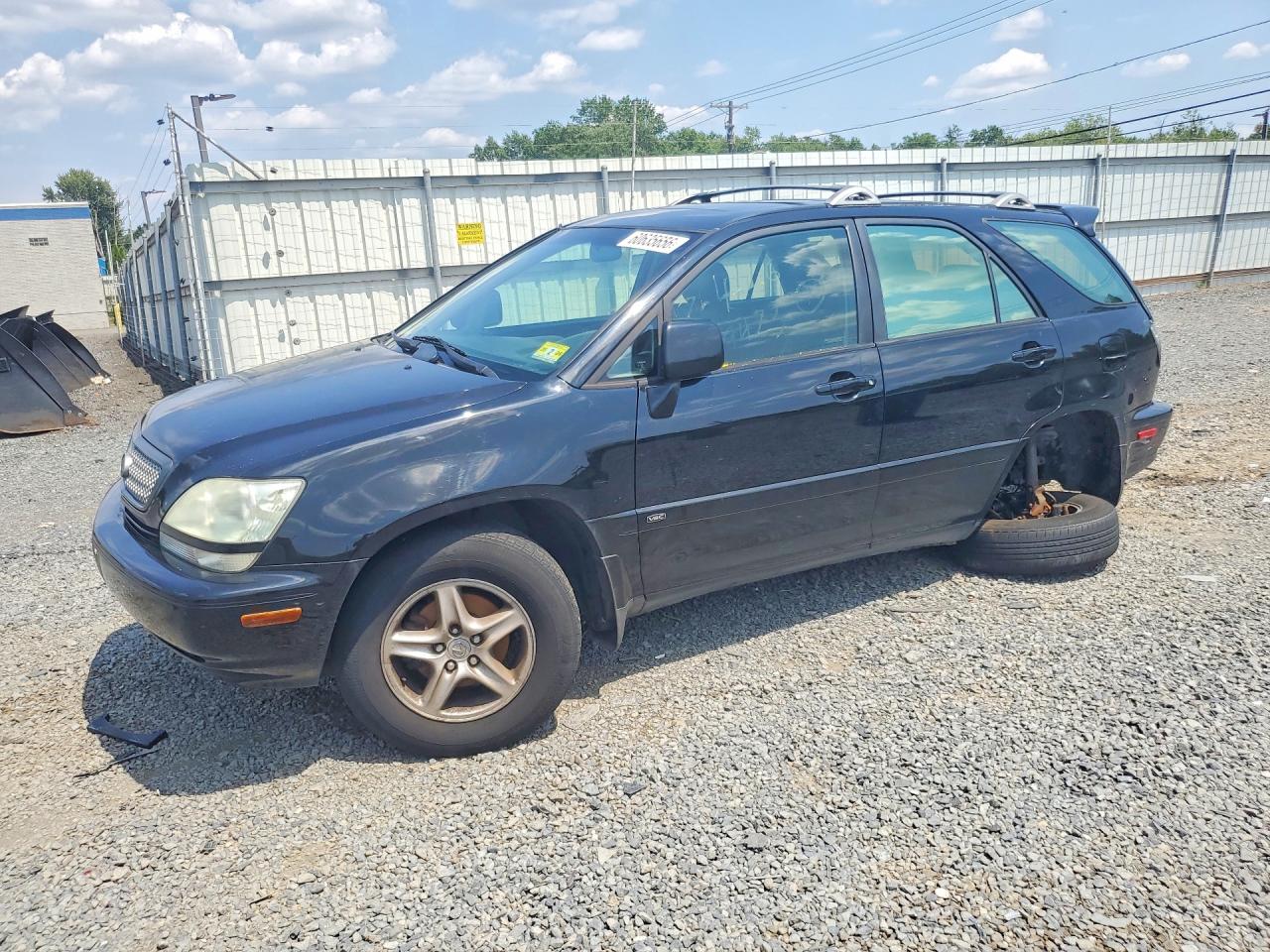 2001 Lexus Rx 300 Black vin: JTJHF10UX10209688