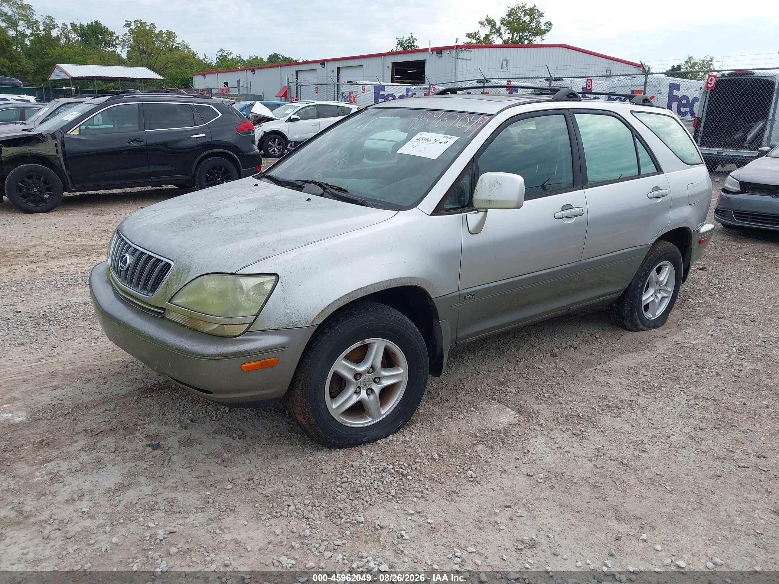 2001 Lexus Rx 300 Silver vin: JTJHF10UX10210906
