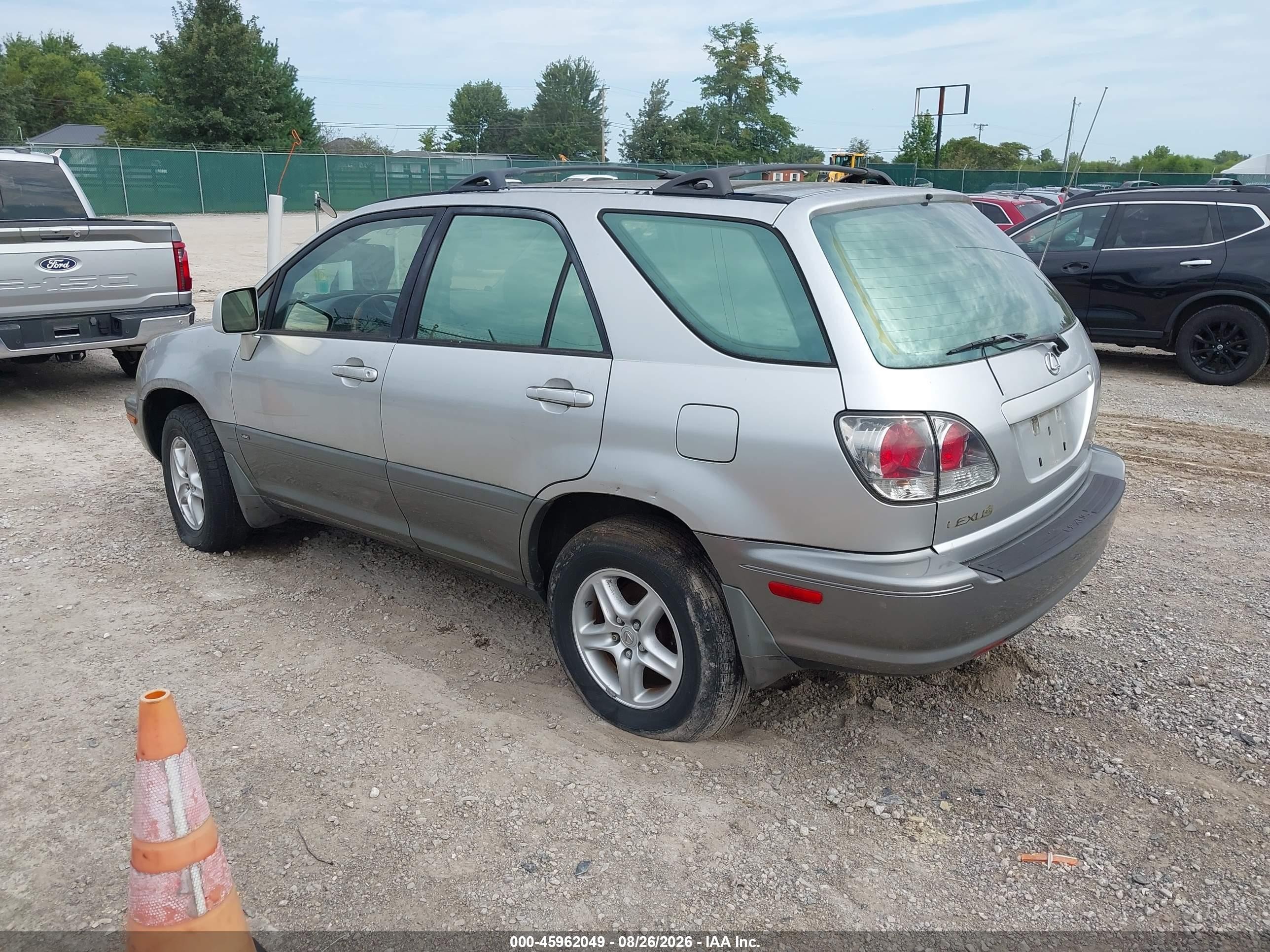 2001 Lexus Rx 300 Silver vin: JTJHF10UX10210906